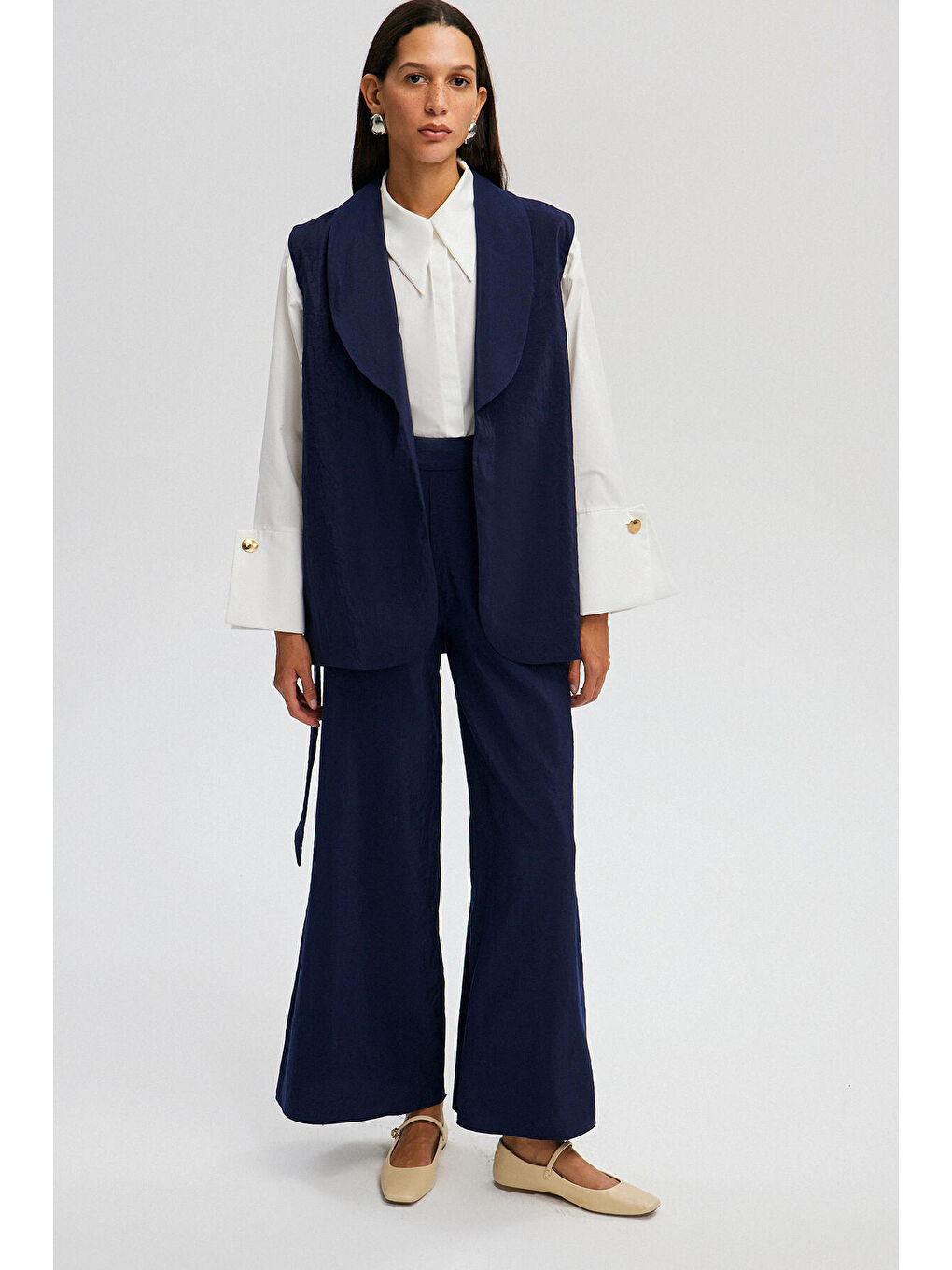 Lacivert Kupra Yelek Pantolon Takım-3