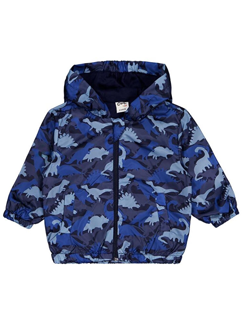 Lacivert Baby Dinozor 6-18 Ay Yağmurluk-2
