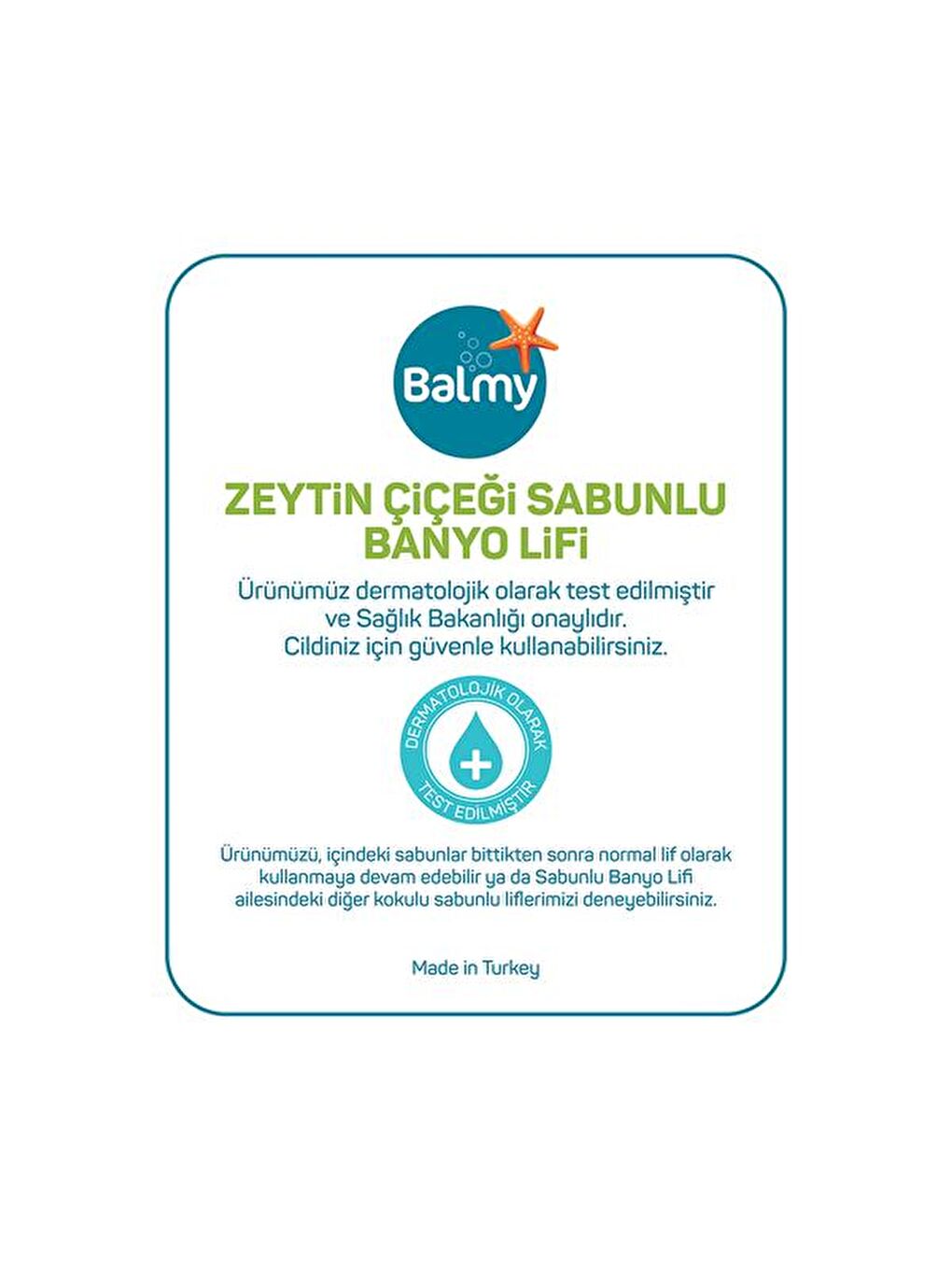 Zeytin Çiçeği Sabunlu Banyo Lifi-3