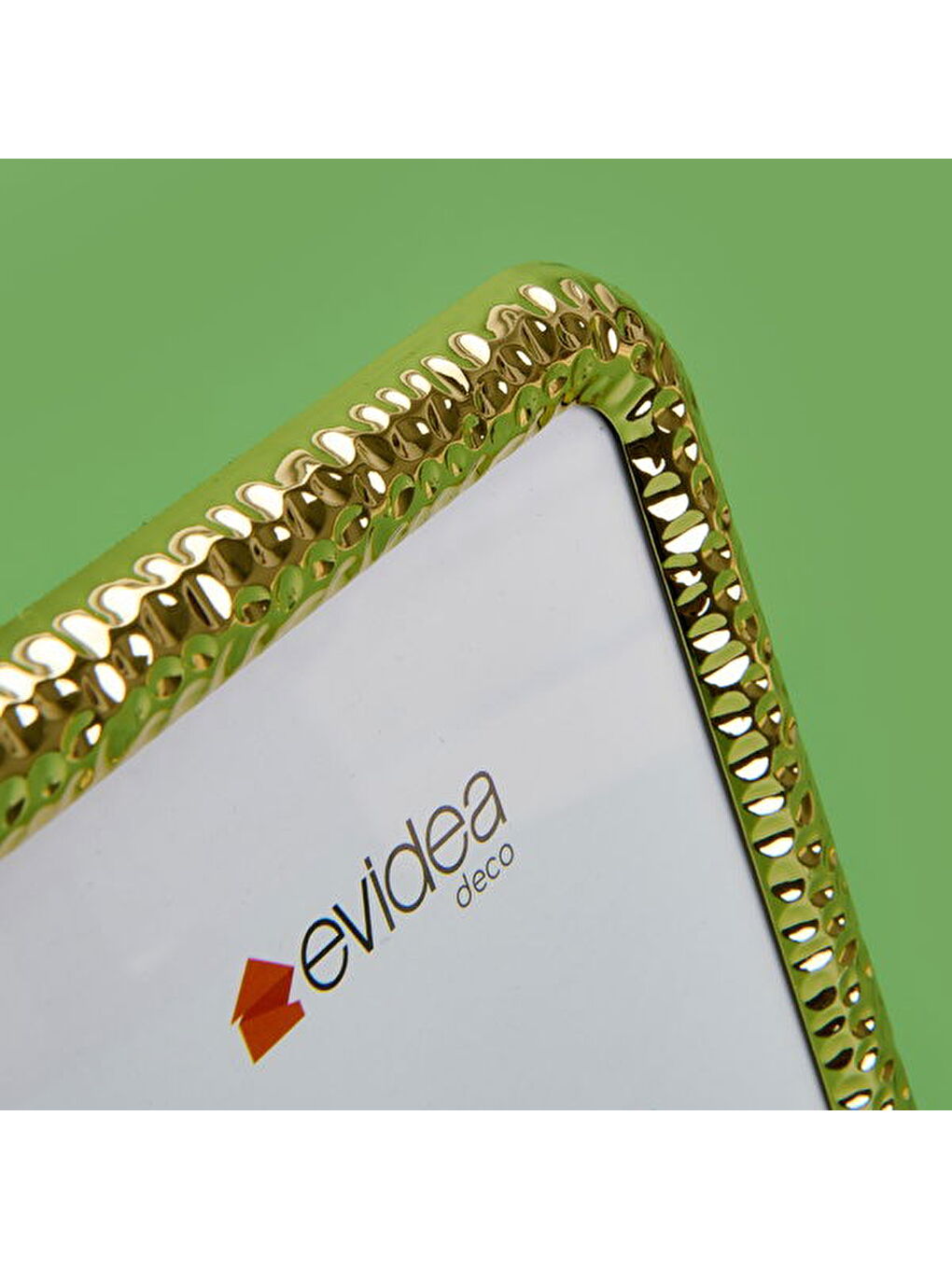 Sarı Deco Siena Metal Fotoğraf Çerçevesi - Gold - 10x15 cm-1