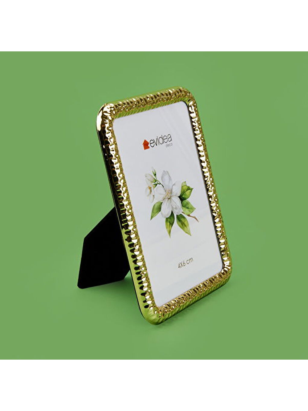 Sarı Deco Siena Metal Fotoğraf Çerçevesi - Gold - 10x15 cm-2