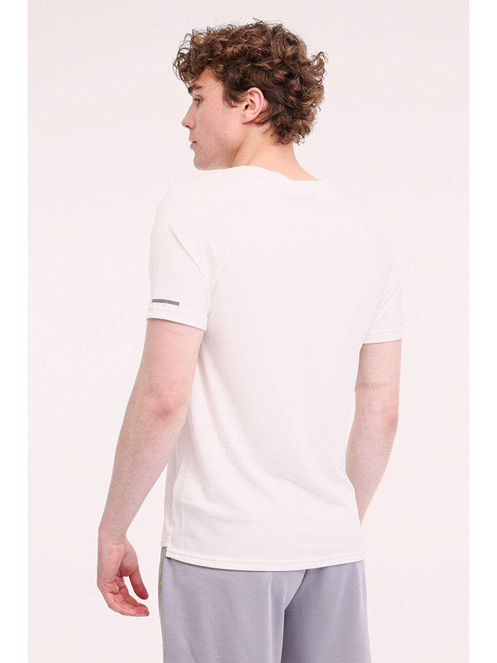 Bej M-BETA TEE 5FX Ekru Erkek Kısa Kol T-Shirt-1