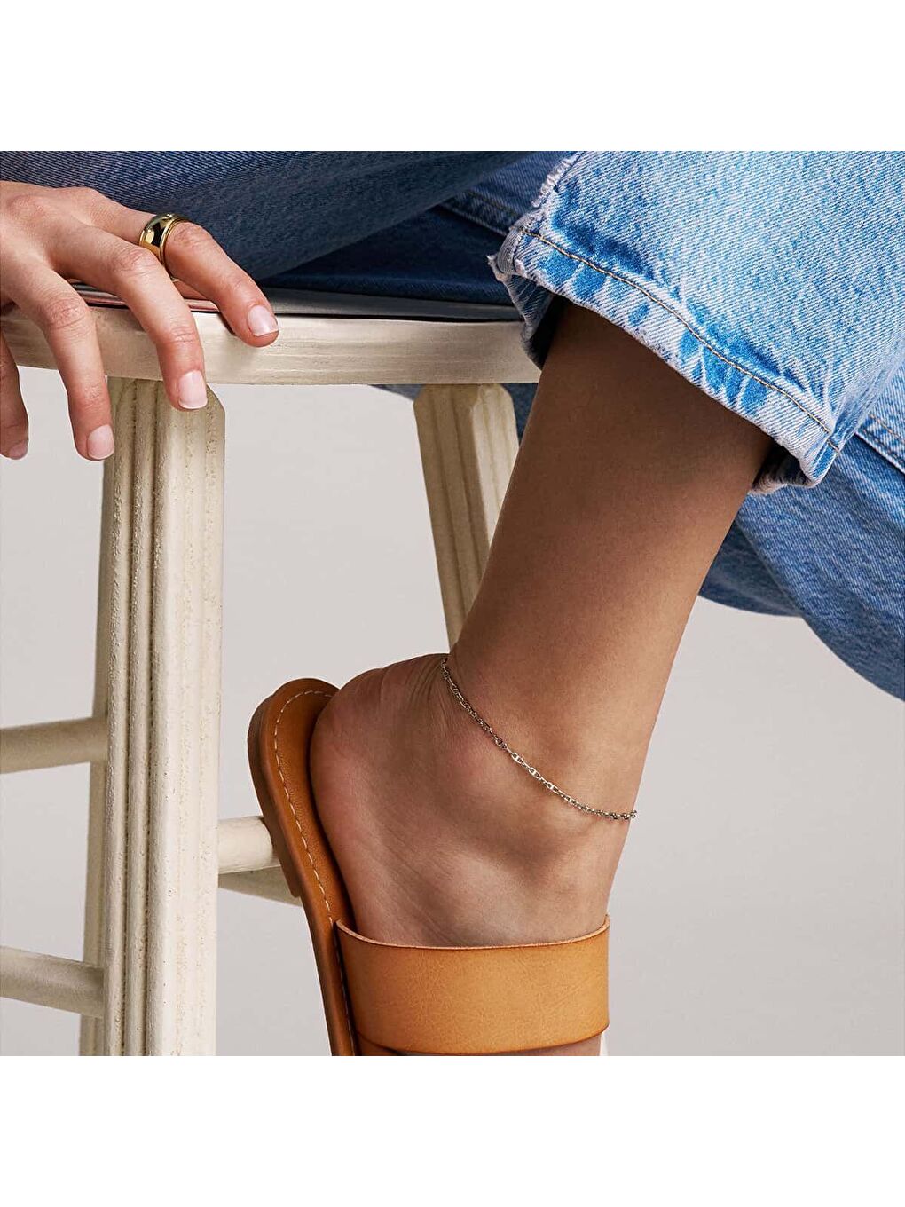 Gri JA7280-040 Kadın Halhal-4