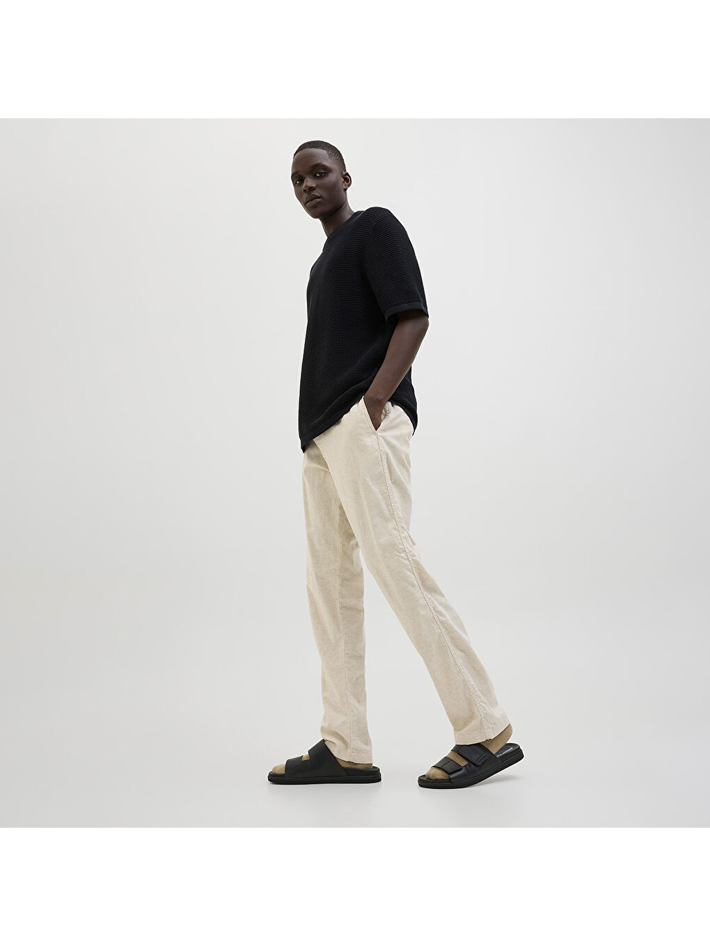 Kane Hybrid Bondi Jogger  Bej Erkek Pantolon-1