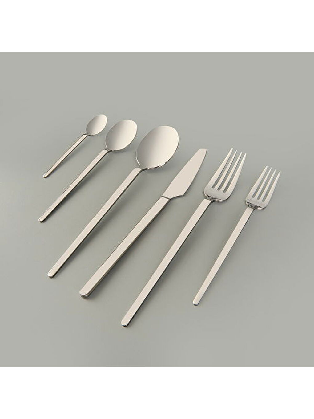 Karışık Romeo 36 Parça Çatal Kaşık Bıçak Seti - Inox-2