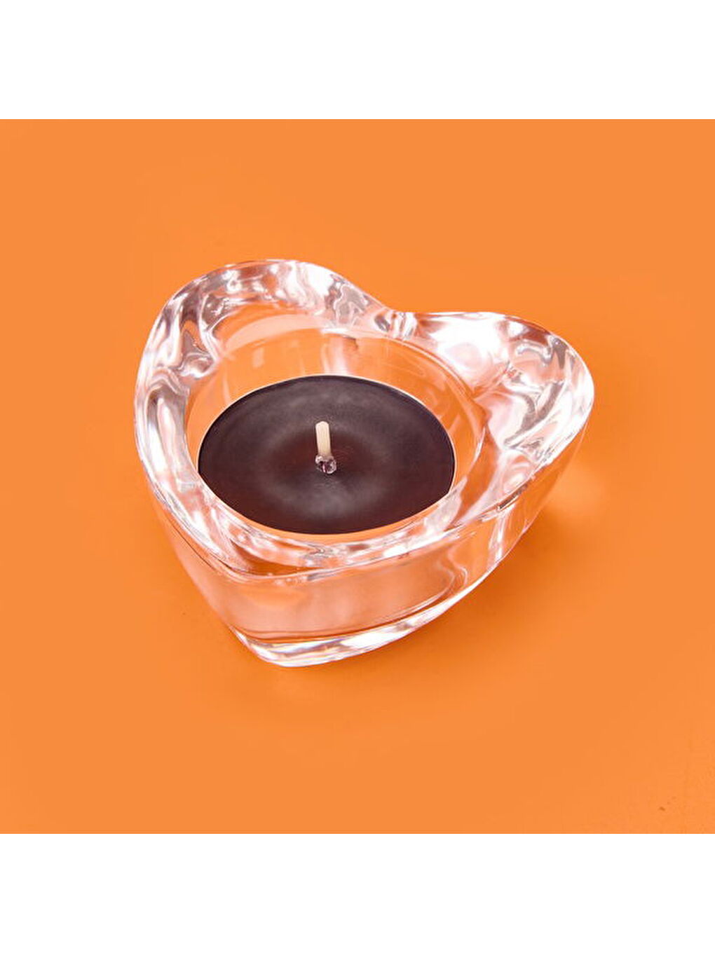 Renksiz Deco Heart Mumluk - Şeffaf -6,8x2x8 cm-1