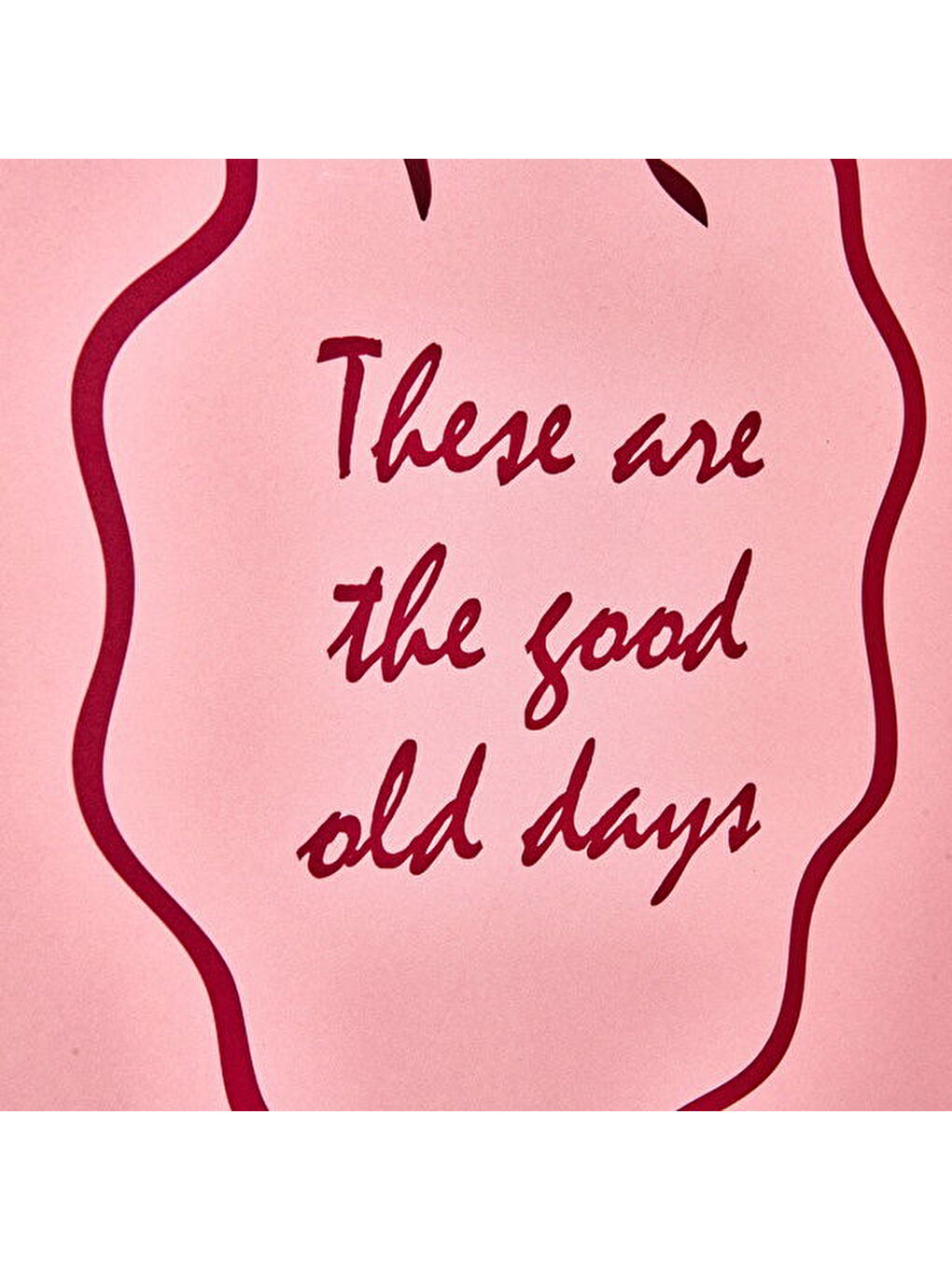 Deco These Are The Good Old Days Duvar Panosu - Pembe - 30x40 cm-3