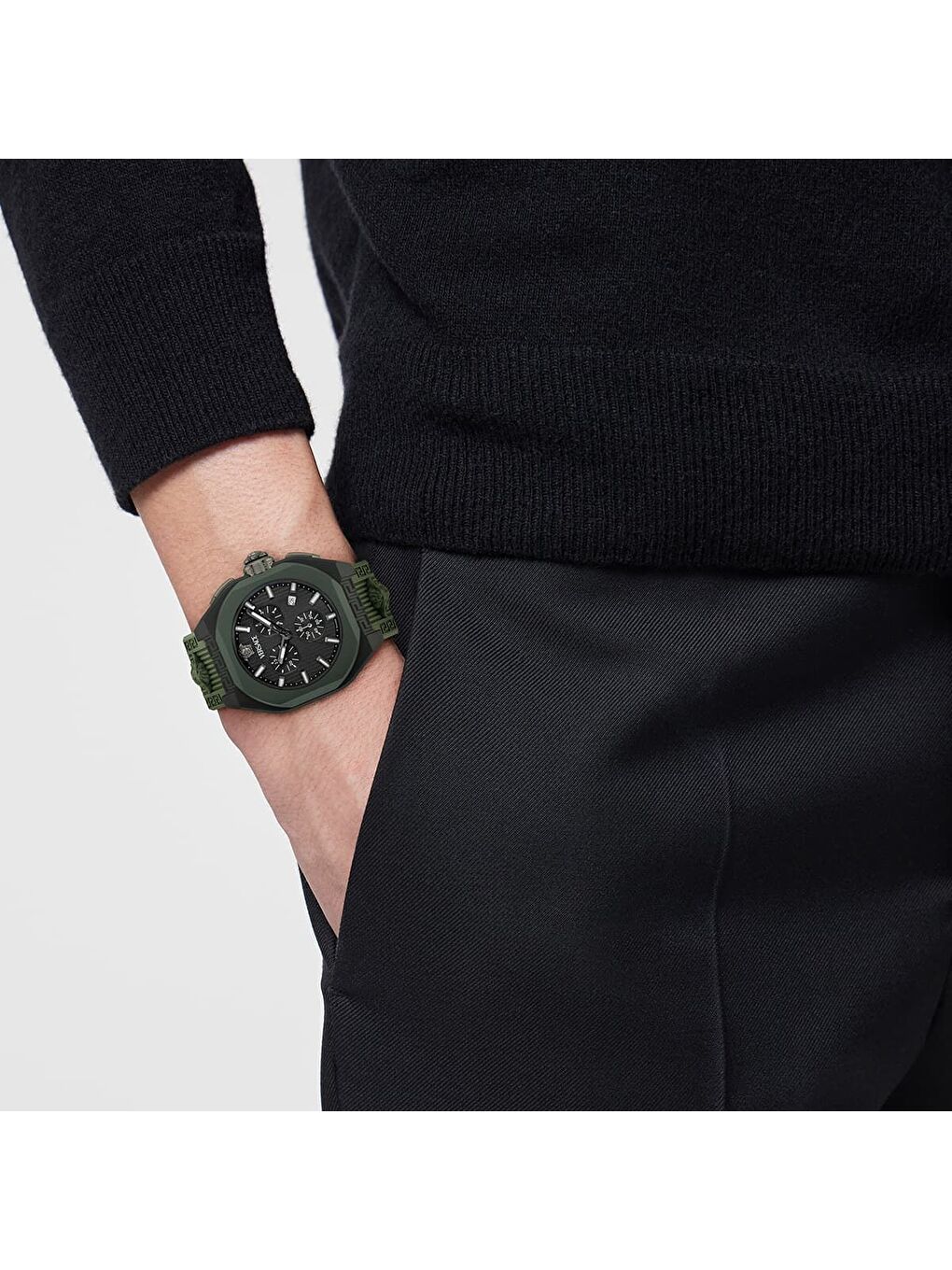 Yeşil VRSCVE9L00324 Erkek Kol Saati-4