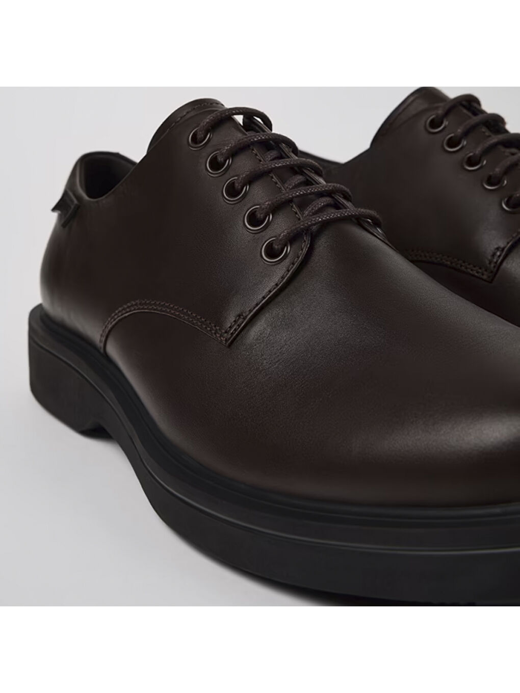 Kahverengi Erkek Oxford ( Klasik) K100998-002 Norman Dark Brown-1