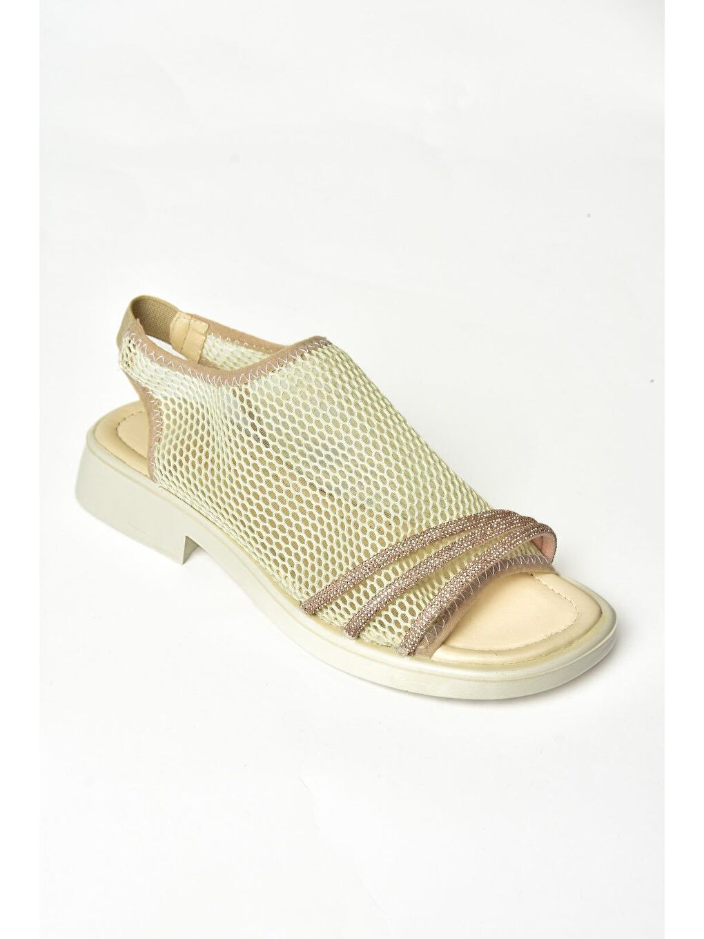 S4769004 Bej Kadın Sandalet-4