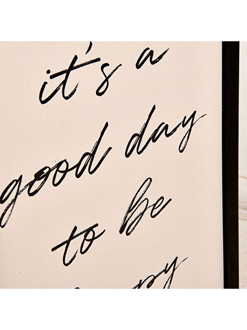 Deco French Cottage Duvar Panosu - Bej / Siyah - 30x40 cm-1