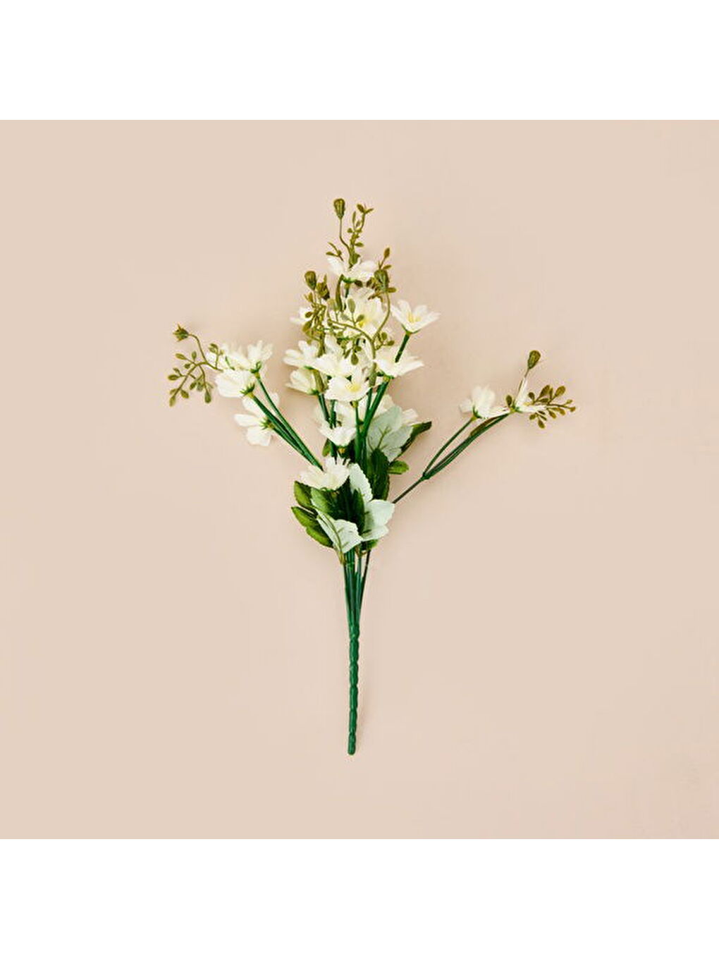 Dekoratif Yapay Papatya - Beyaz - 34 cm-1