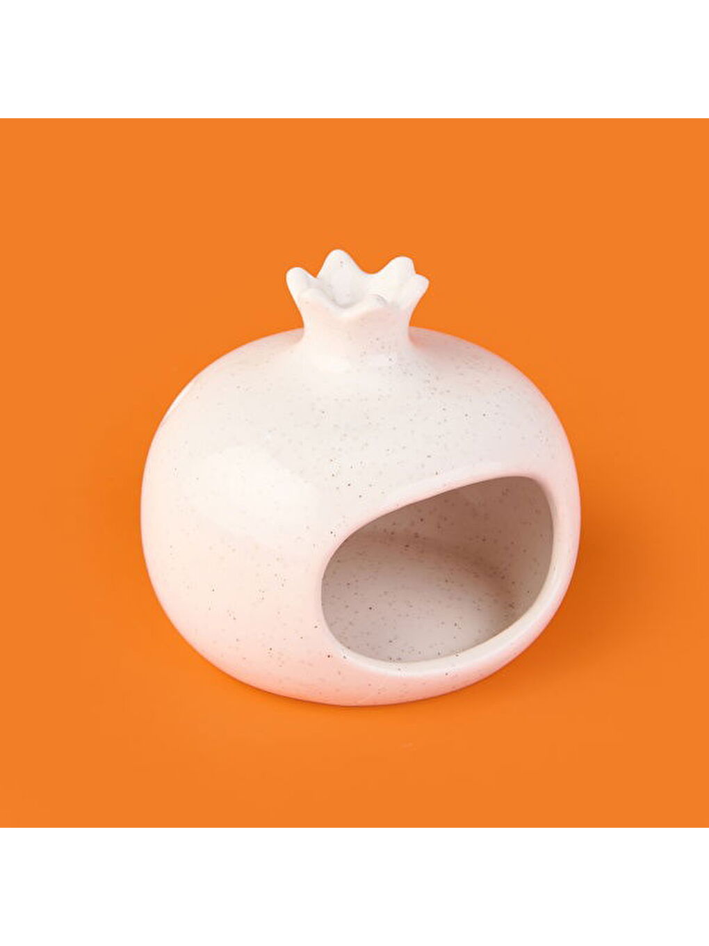 Deco Melograno Buhurdanlık - Beyaz - 10 cm