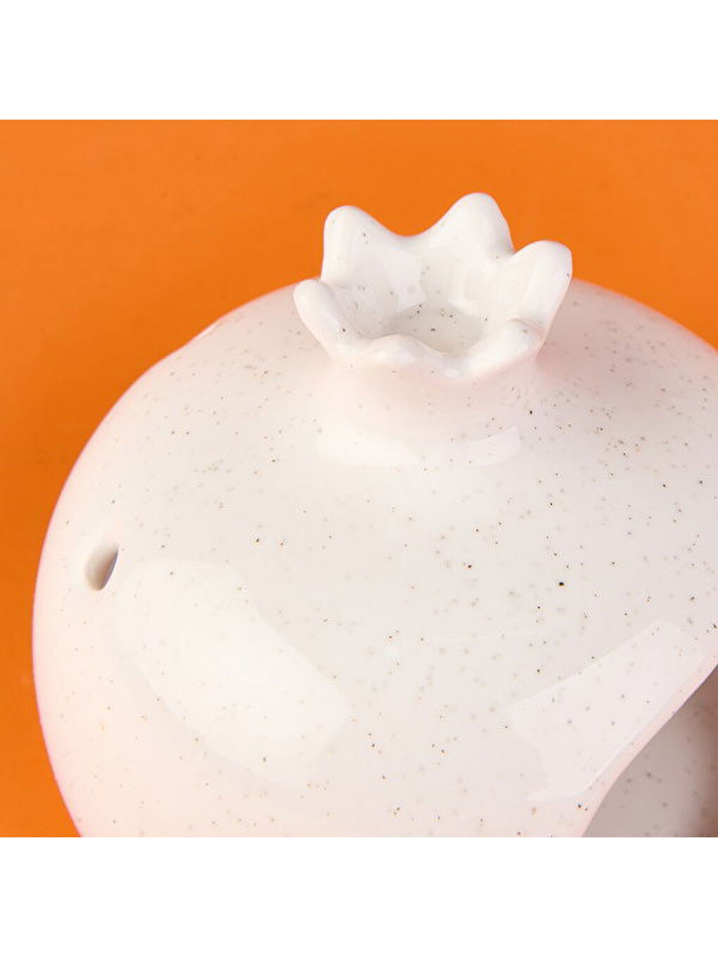 Deco Melograno Buhurdanlık - Beyaz - 10 cm-1