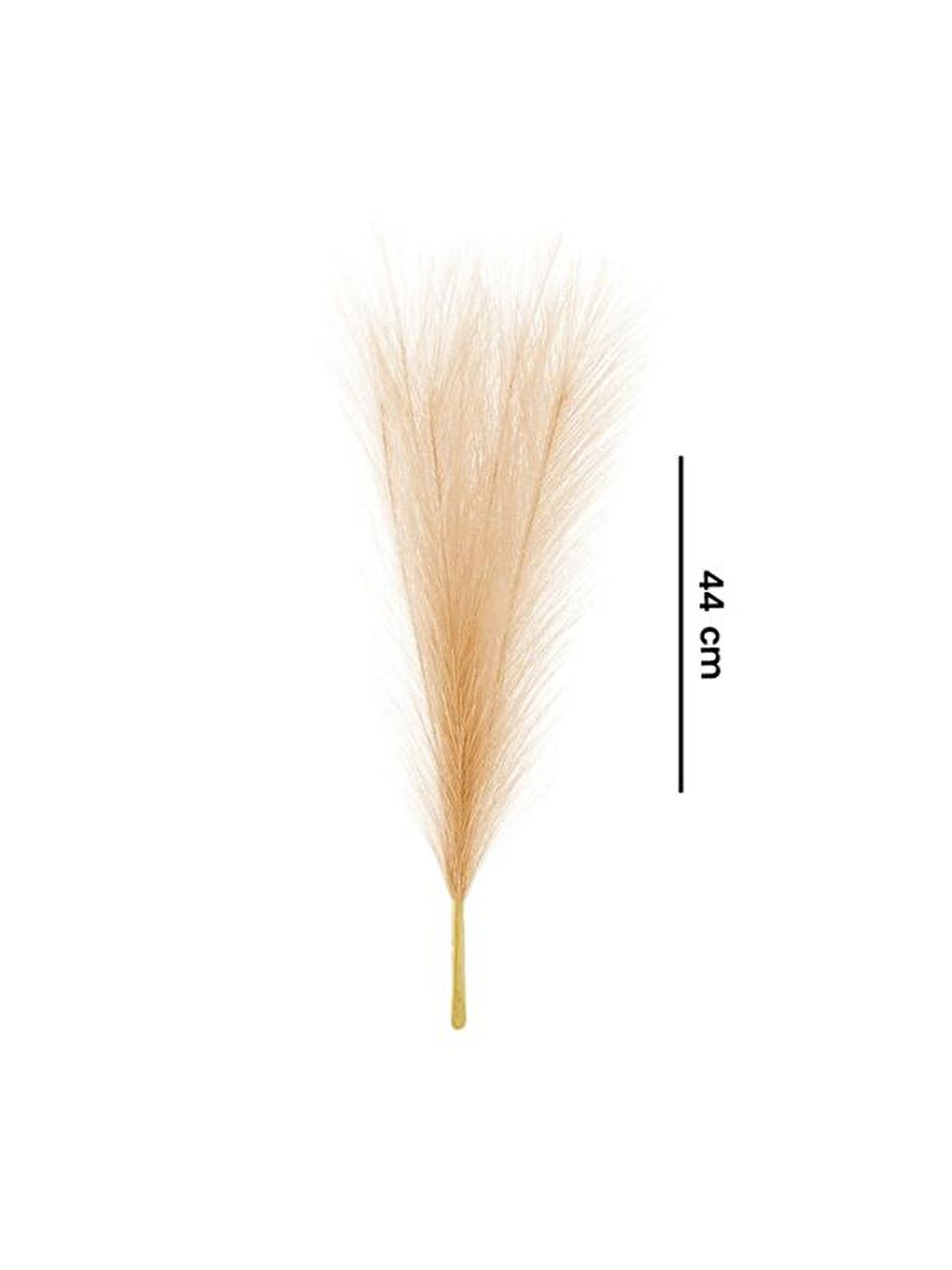 Dekoratif Tüy - Turuncu - 44 cm-3