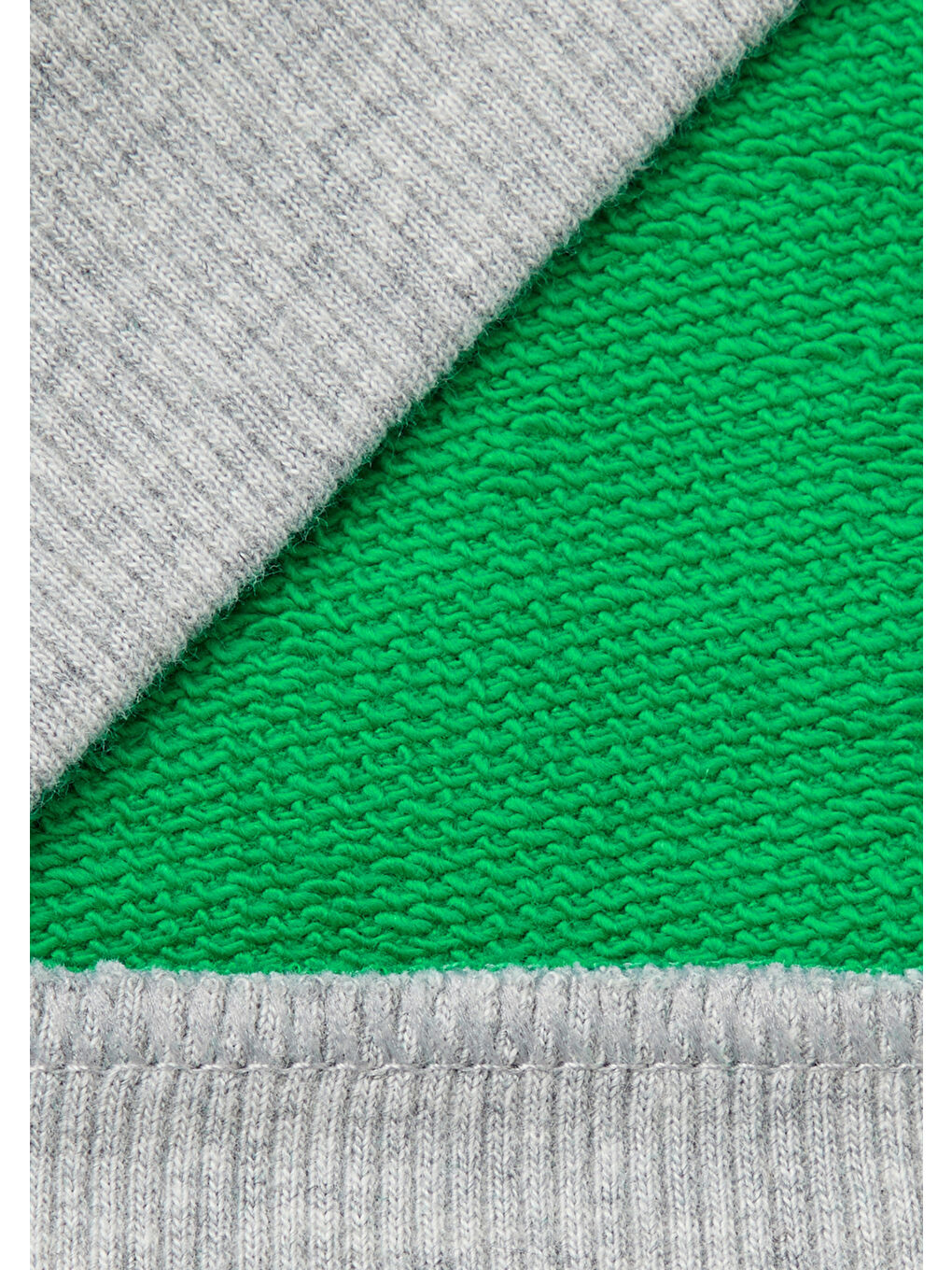 United Colors Of Benetton Erkek Çocuk Yeşil Mix Logo Baskılı Cepli Fermuarlı Dik Yaka Sweatshirt - 2