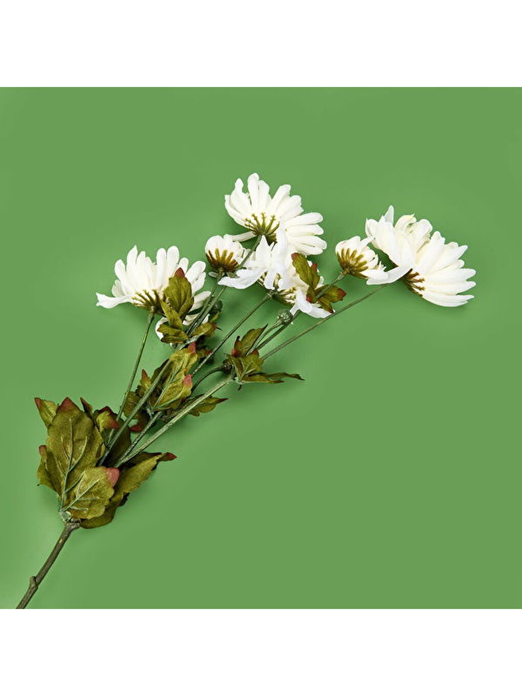 Ekru Deco Krizantem Dal Çiçek - Krem - 84 cm-2