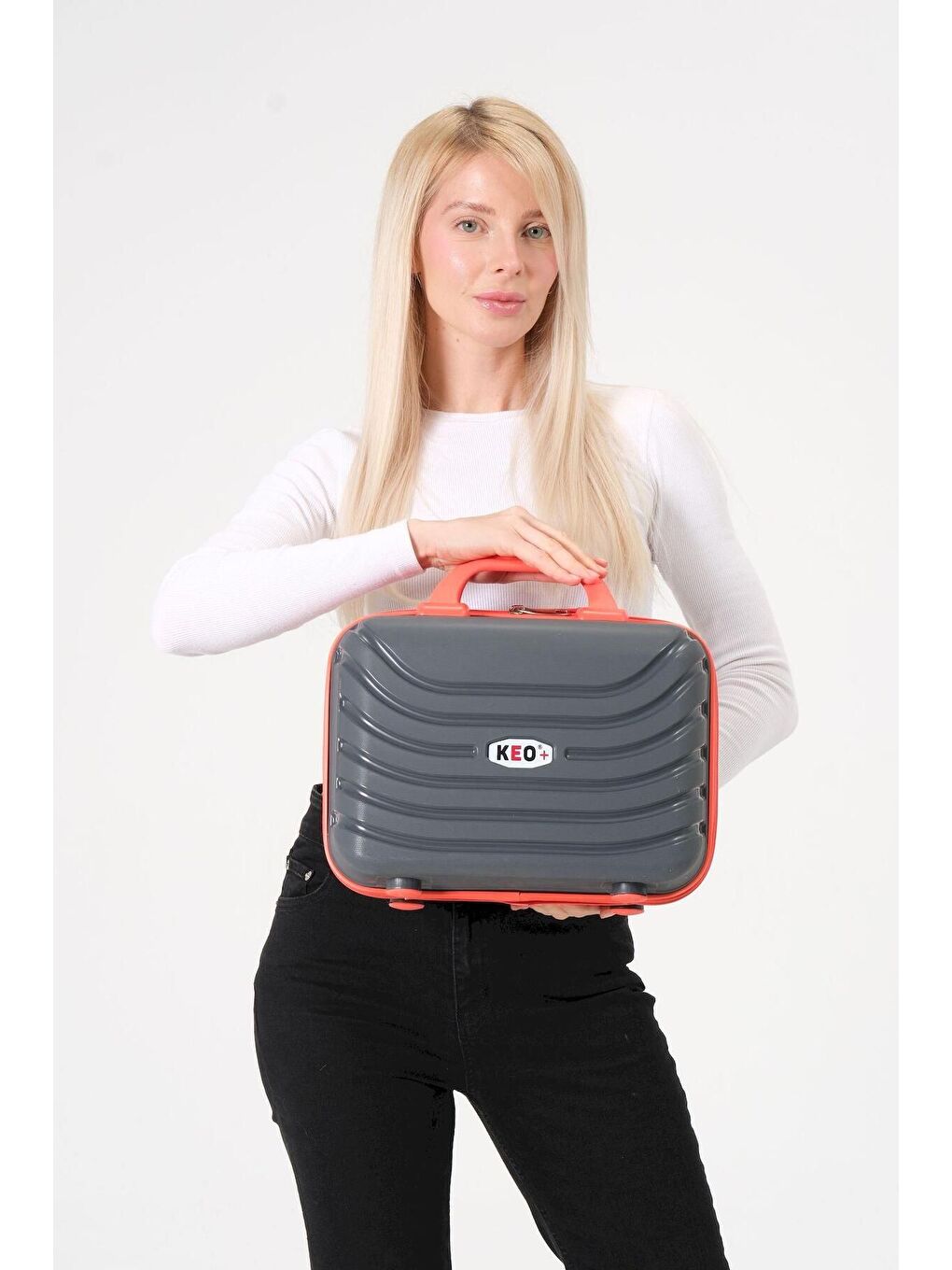 Füme-Turuncu PP Makyaj Çantası