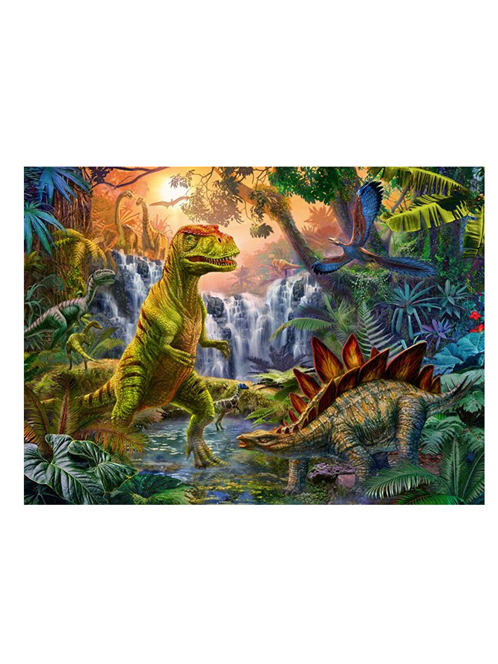 Ravensburger Renksiz 100 Parça Puzzle Dinozor RPK128884