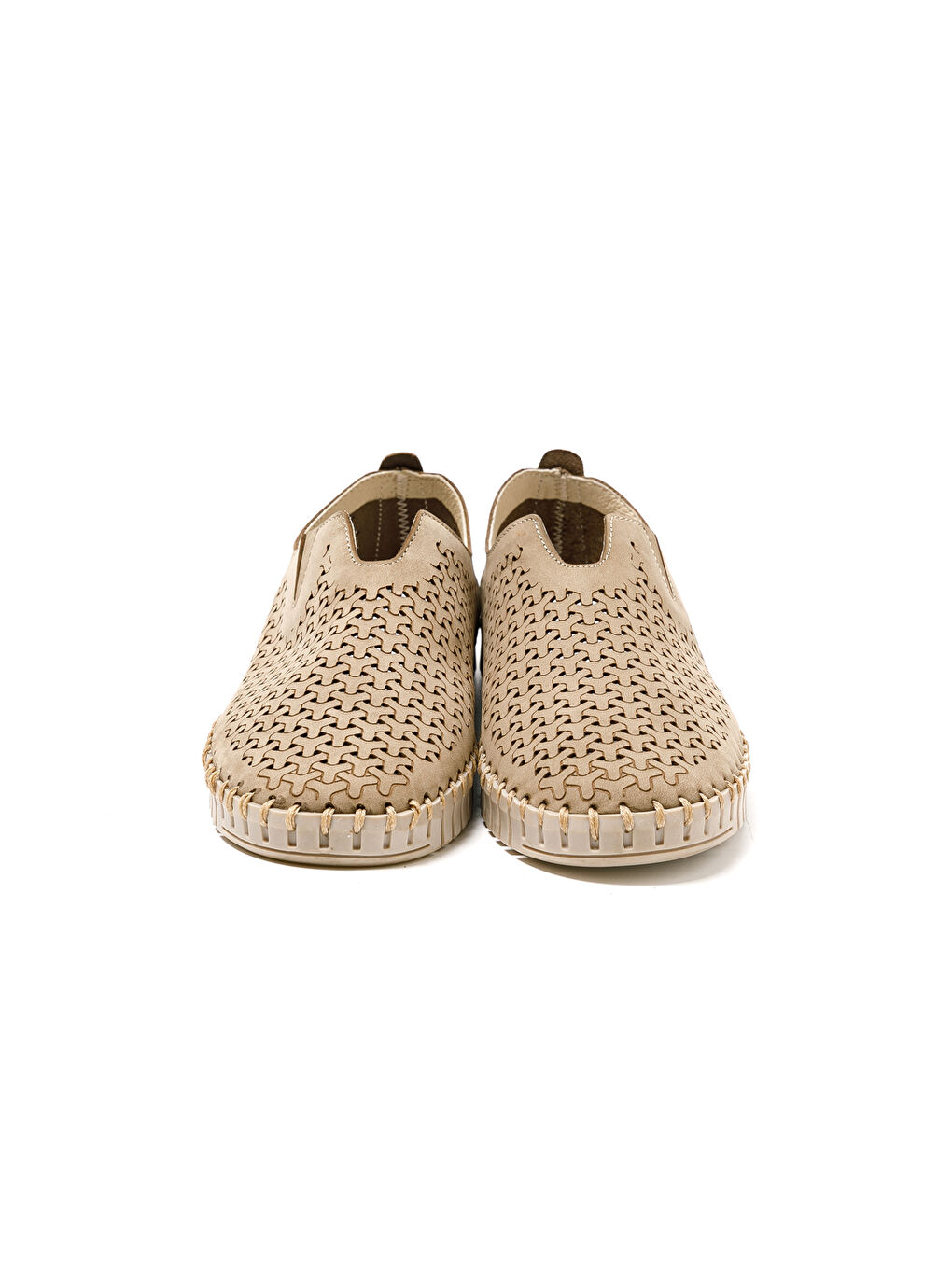 Ekru Kadın Sneaker 52H0 NABUK Sabbia-3