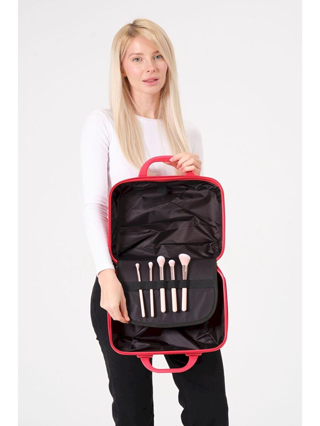 Kırmızı PP Makyaj Çantası-2