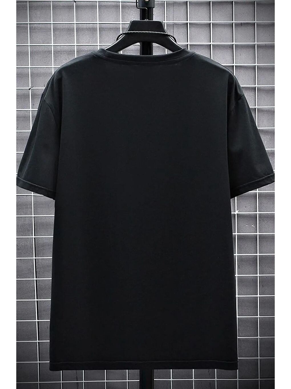 uyguntarz Siyah Erkek Oversize Tshirt - 1