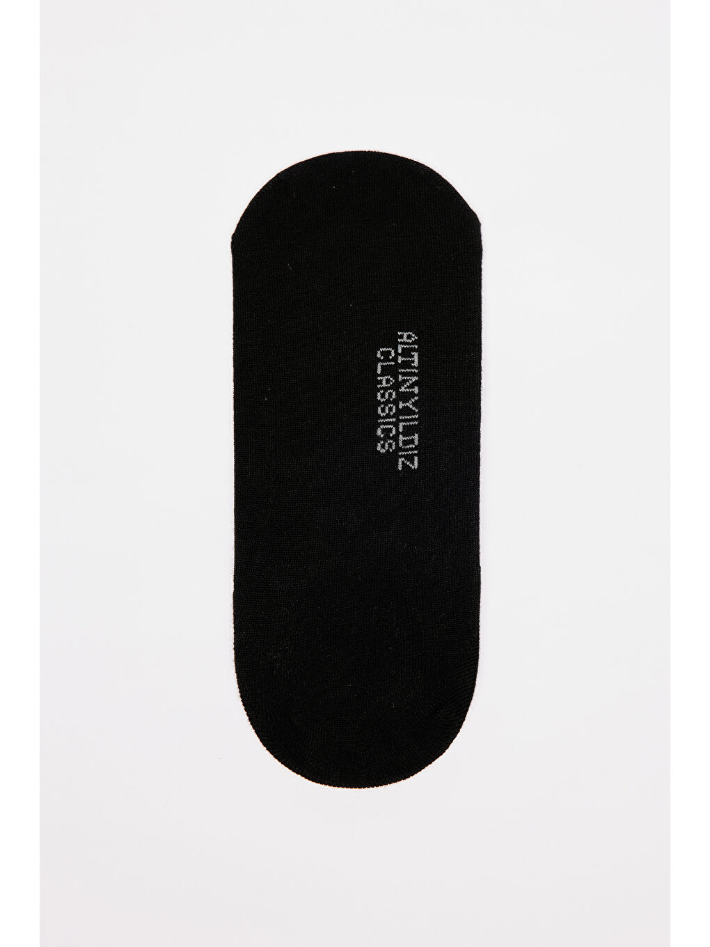 Erkek Siyah Tekli Sneaker Spor Çorap-2