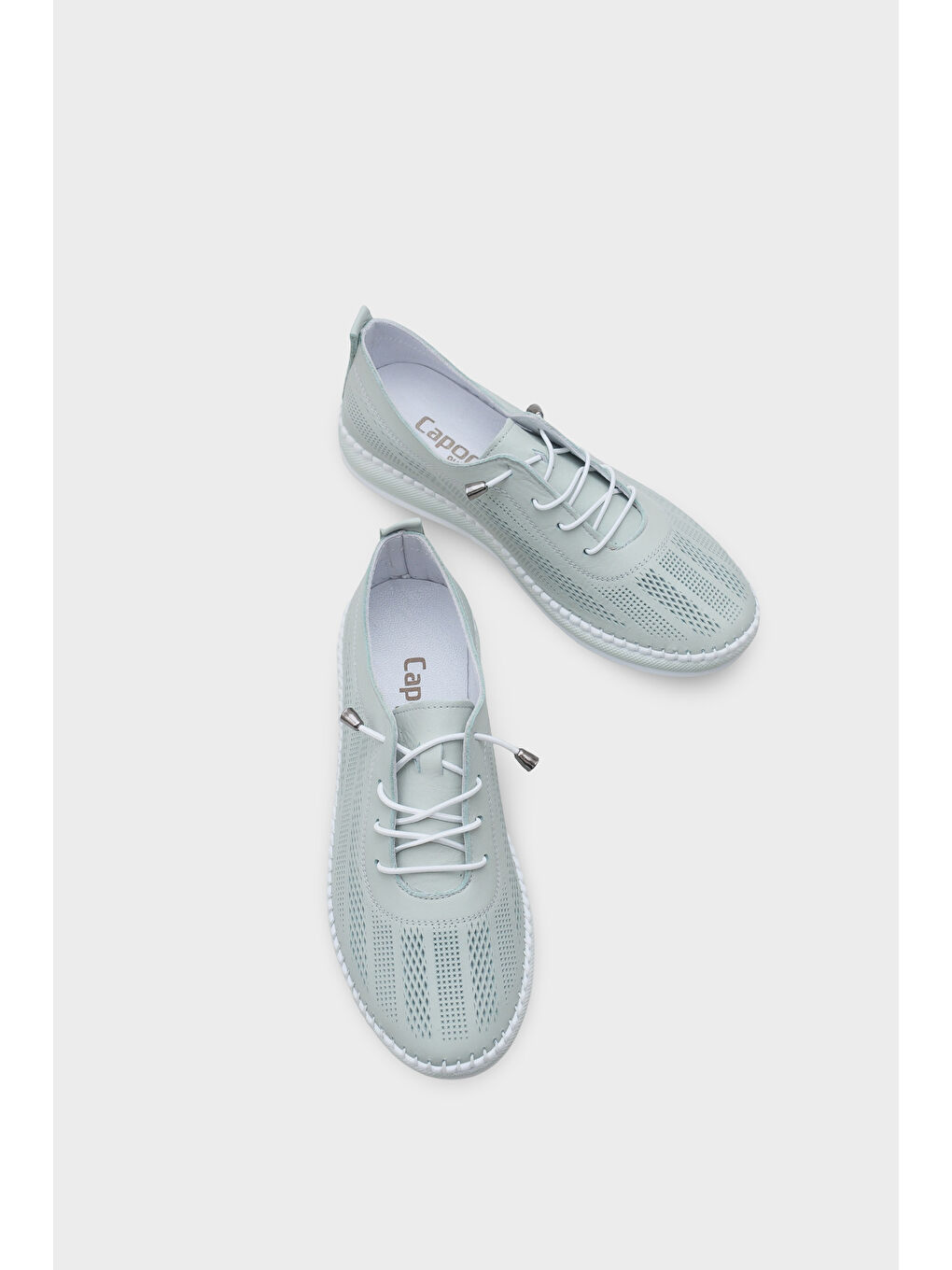 Turkuaz Torrie Hakiki Deri Soft Konfor Tabanlı Kadın Sneaker-6