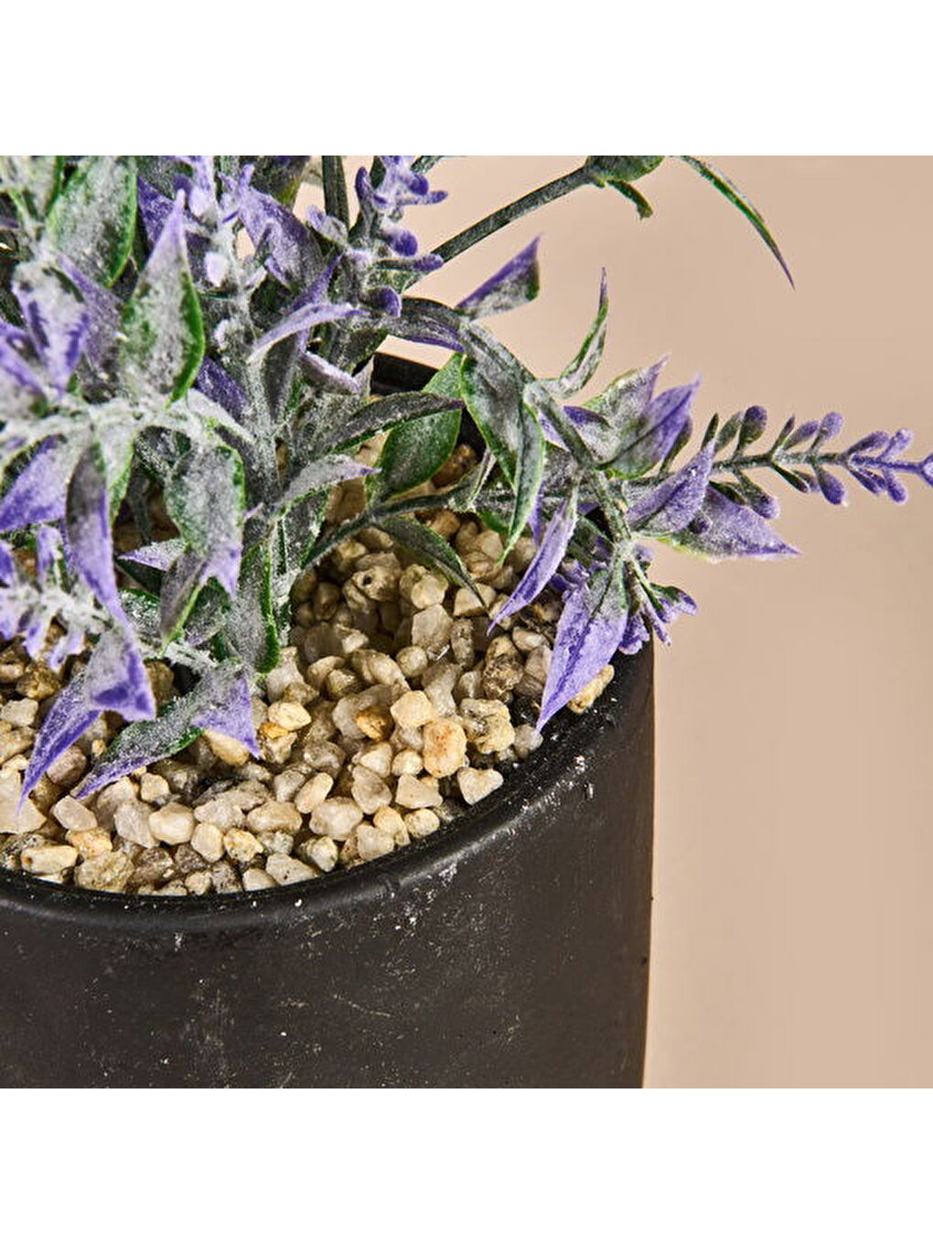 Lavanta Saksılı Yapay Çiçek - Mor - 29 cm-1