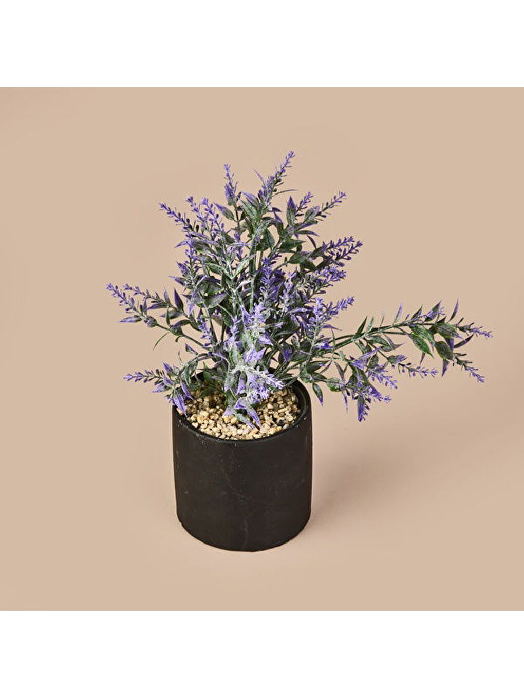 Lavanta Saksılı Yapay Çiçek - Mor - 29 cm-2