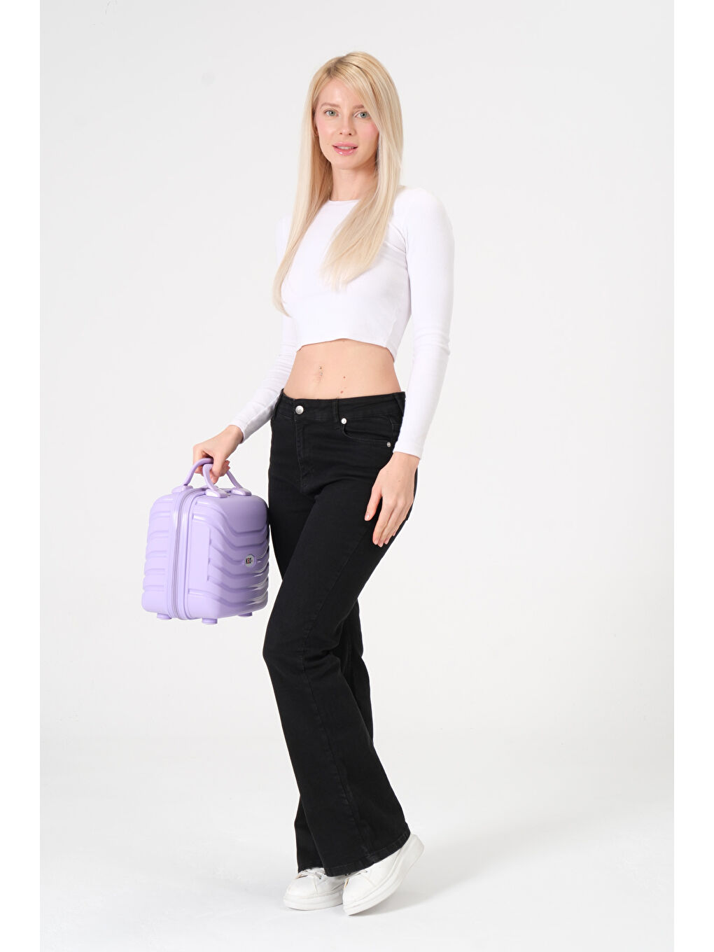 Lila PP Makyaj Çantası-2