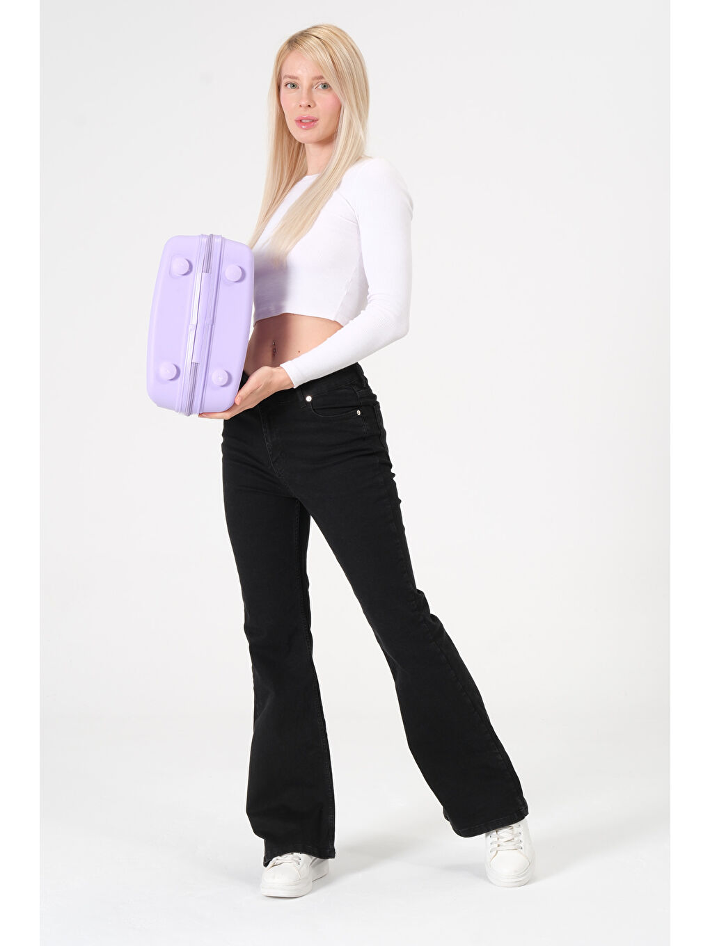 Lila PP Makyaj Çantası-4