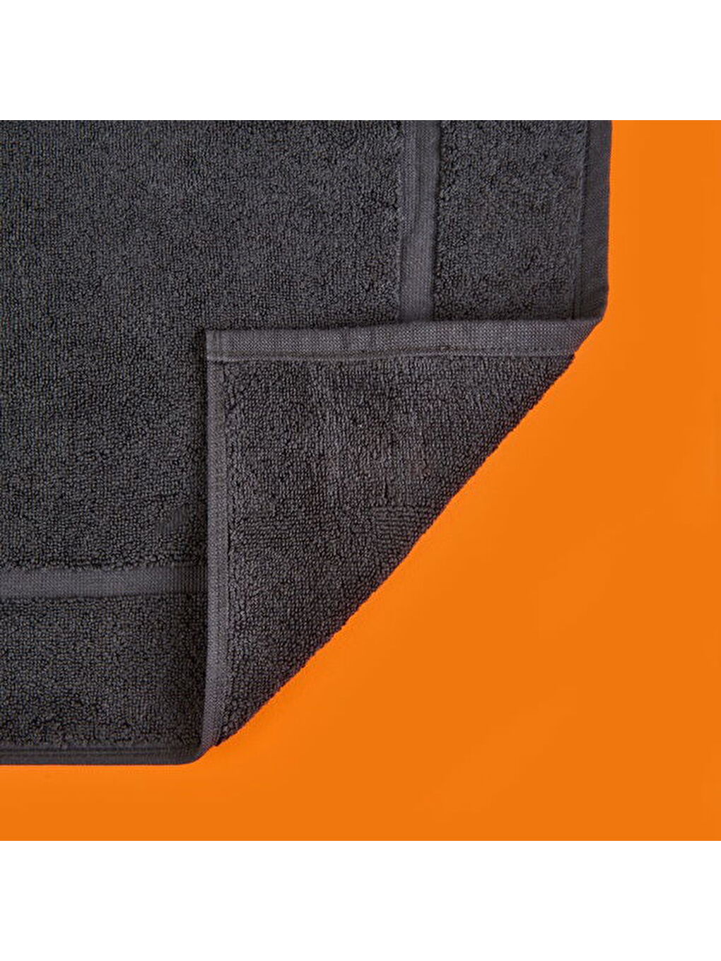 Soft Samantha Ayak Havlusu - Antrasit - 60x60 cm-1