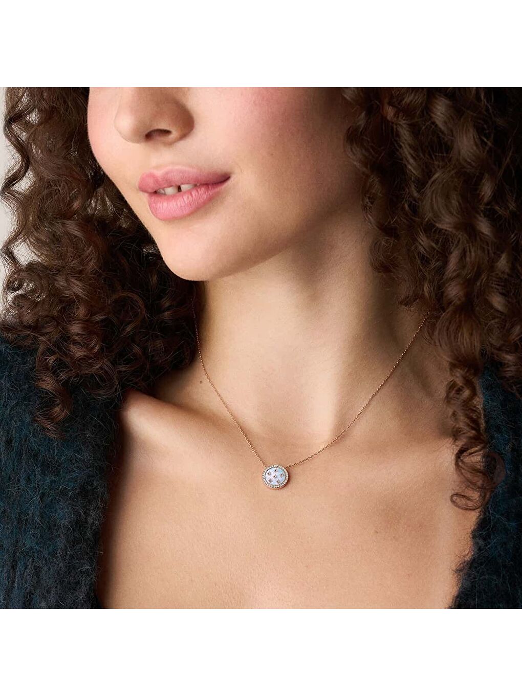 Pembe JF04936-791 Kadın Kolye-4