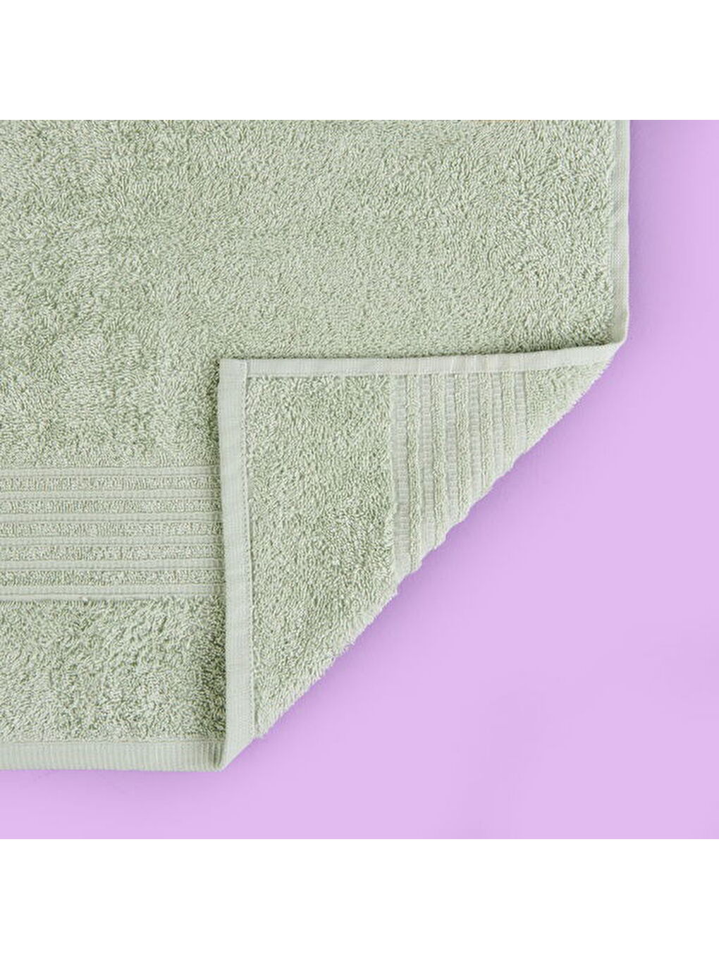 Yeşil Soft Samantha Yüz Havlusu - Mint - 50x100 cm-3