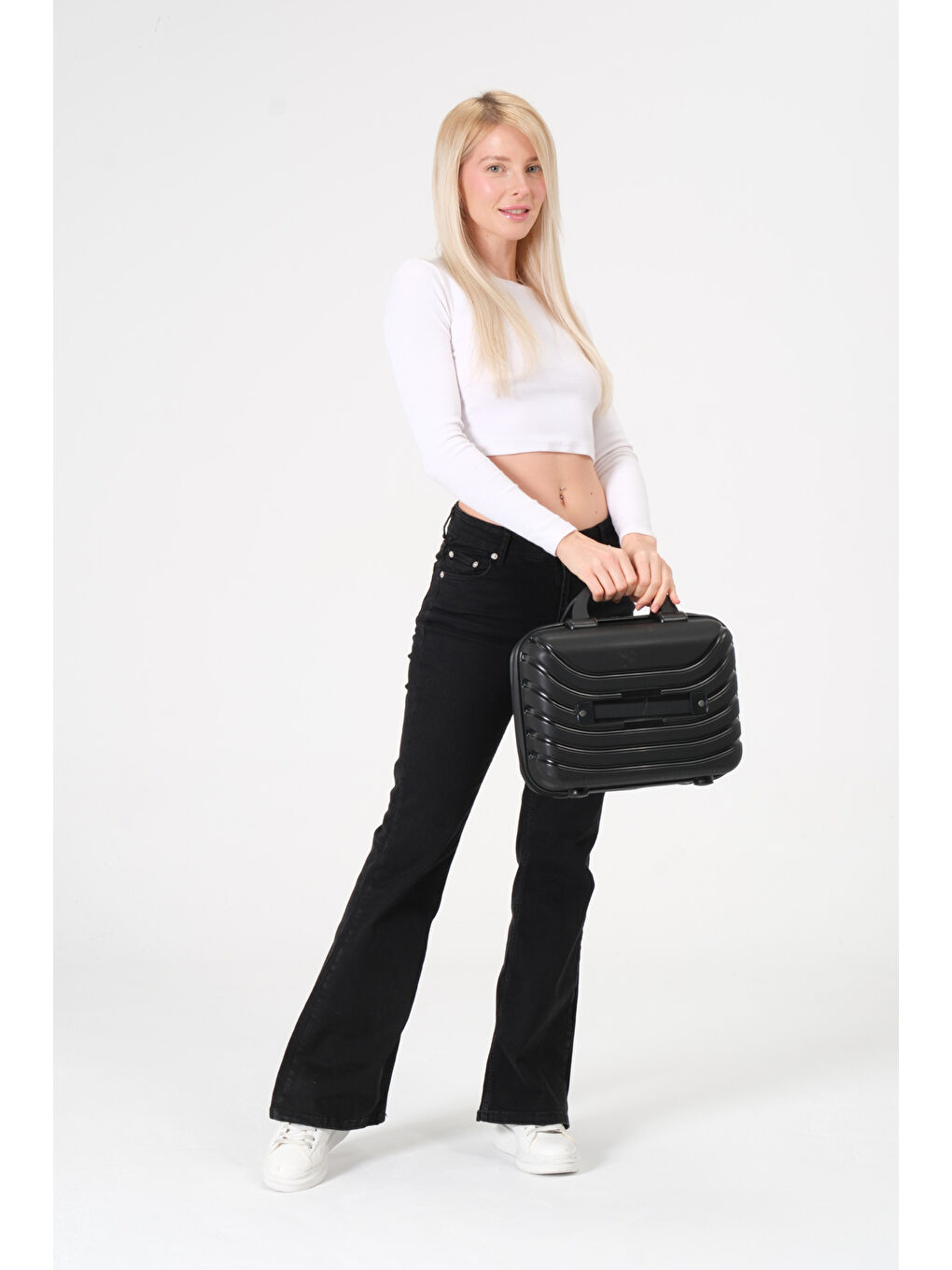 Siyah PP Makyaj Çantası-1