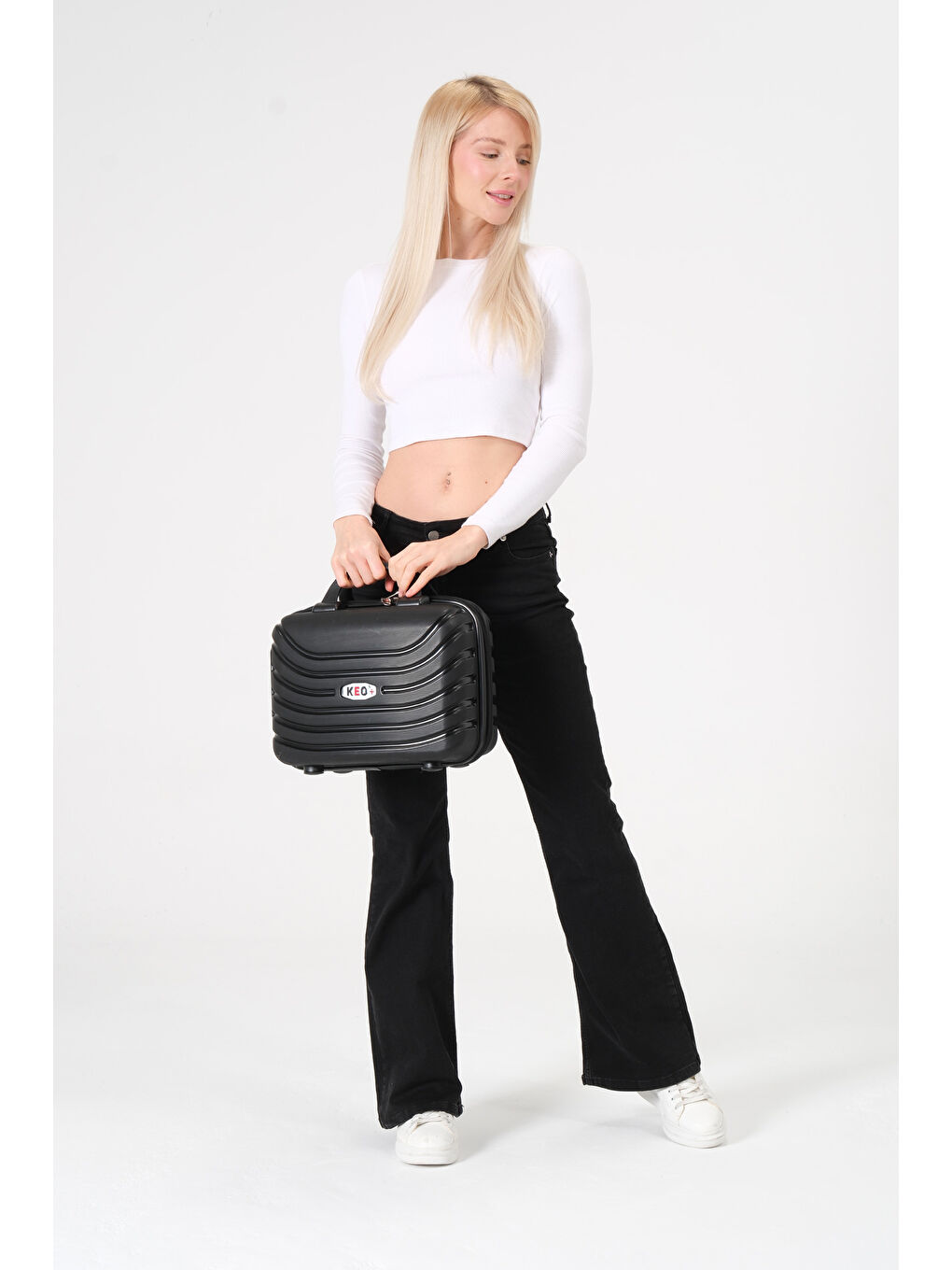 Siyah PP Makyaj Çantası-3