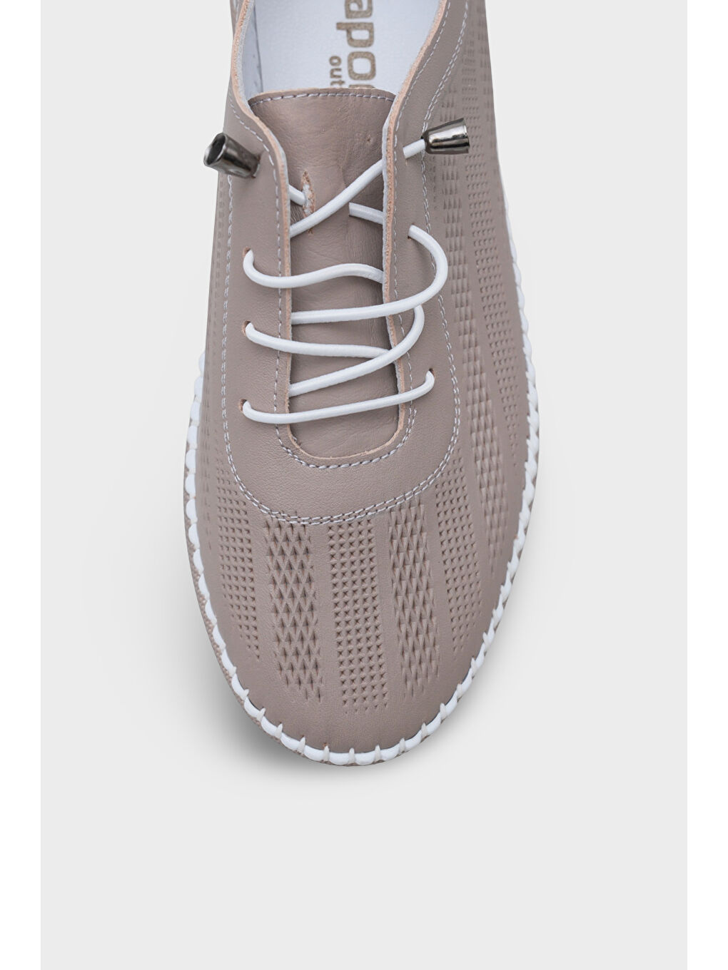 Kahverengi Torrie Hakiki Deri Soft Konfor Tabanlı Kadın Sneaker-2