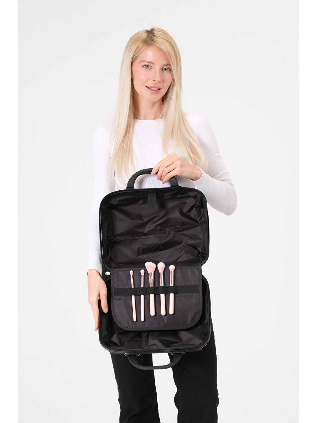 Siyah PP Makyaj Çantası-8