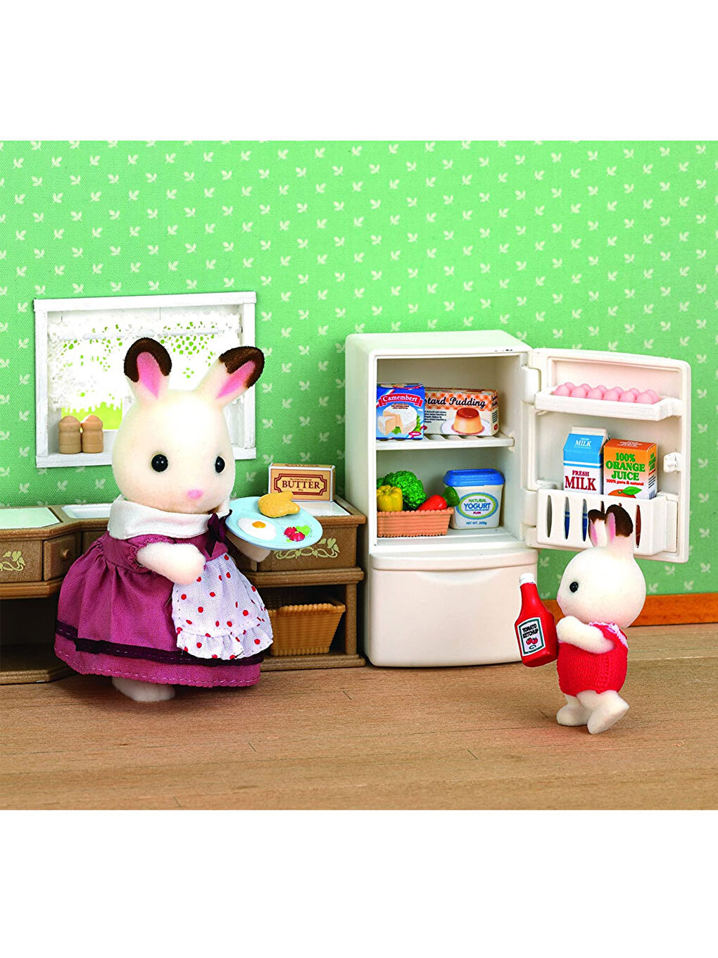 Sylvanian Families Renksiz Buzdolabı Seti 5021 - 1