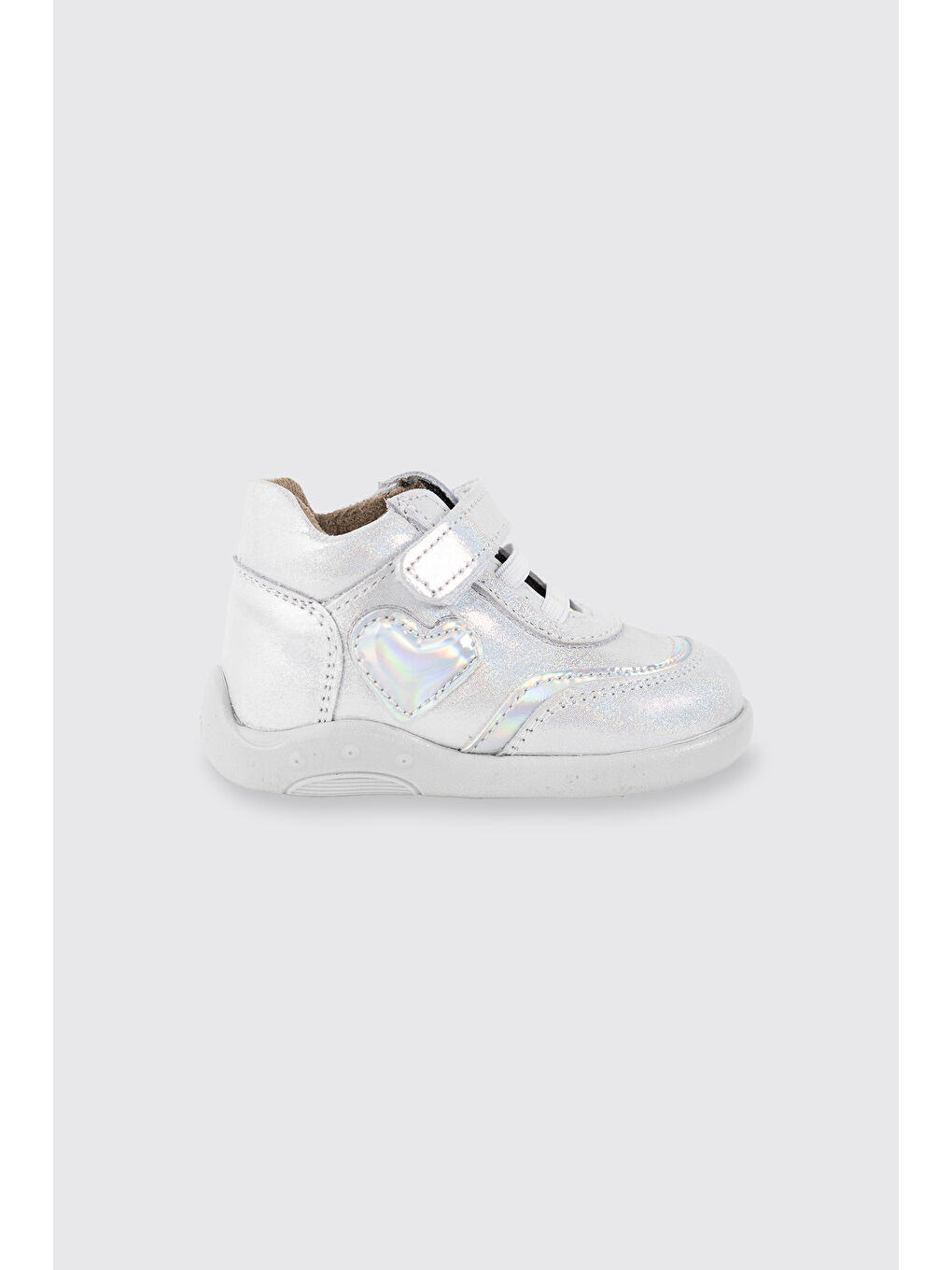 Gri Kız Bebek Hologramlı Gümüş İlkadım