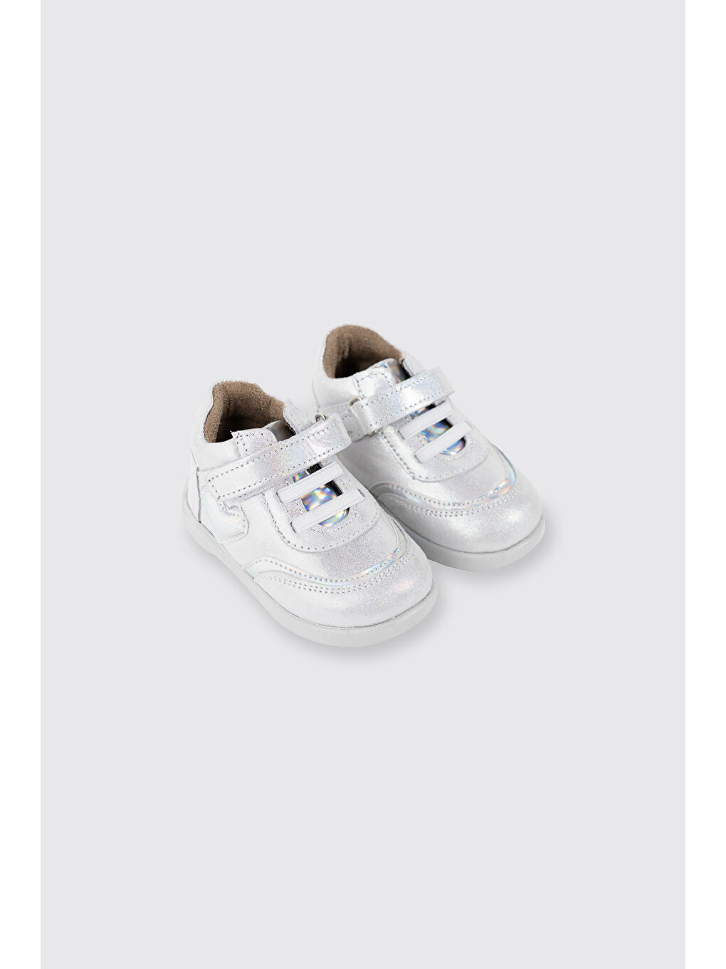 Gri Kız Bebek Hologramlı Gümüş İlkadım-2