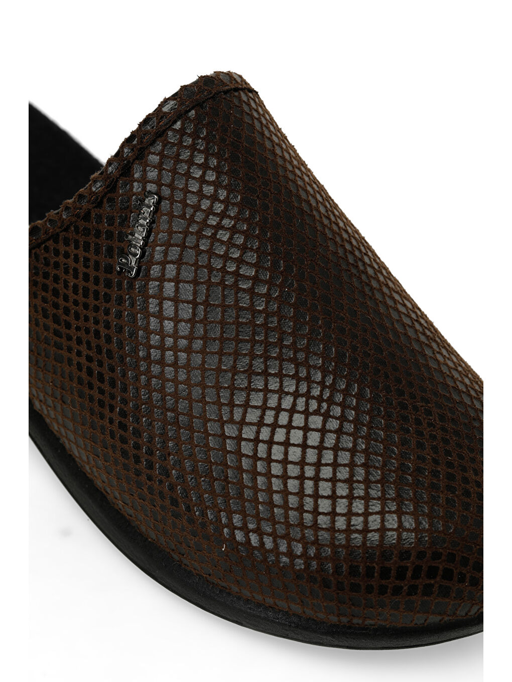 609014.Z5PR Kahverengi Kadın Ev Terliği-6