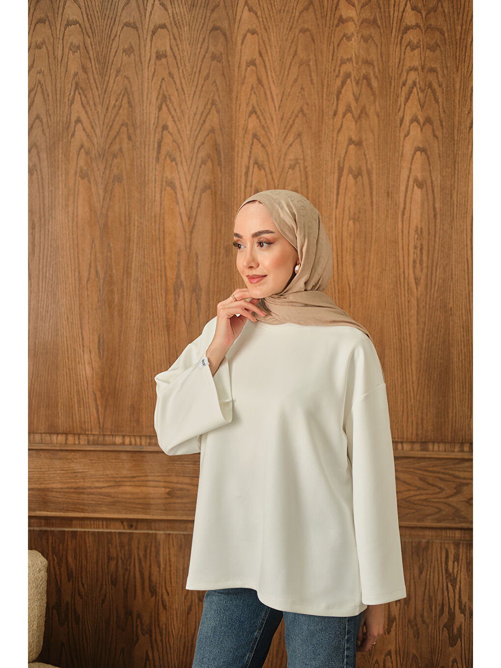 Kadın Salaş Düz Body Beyaz-2