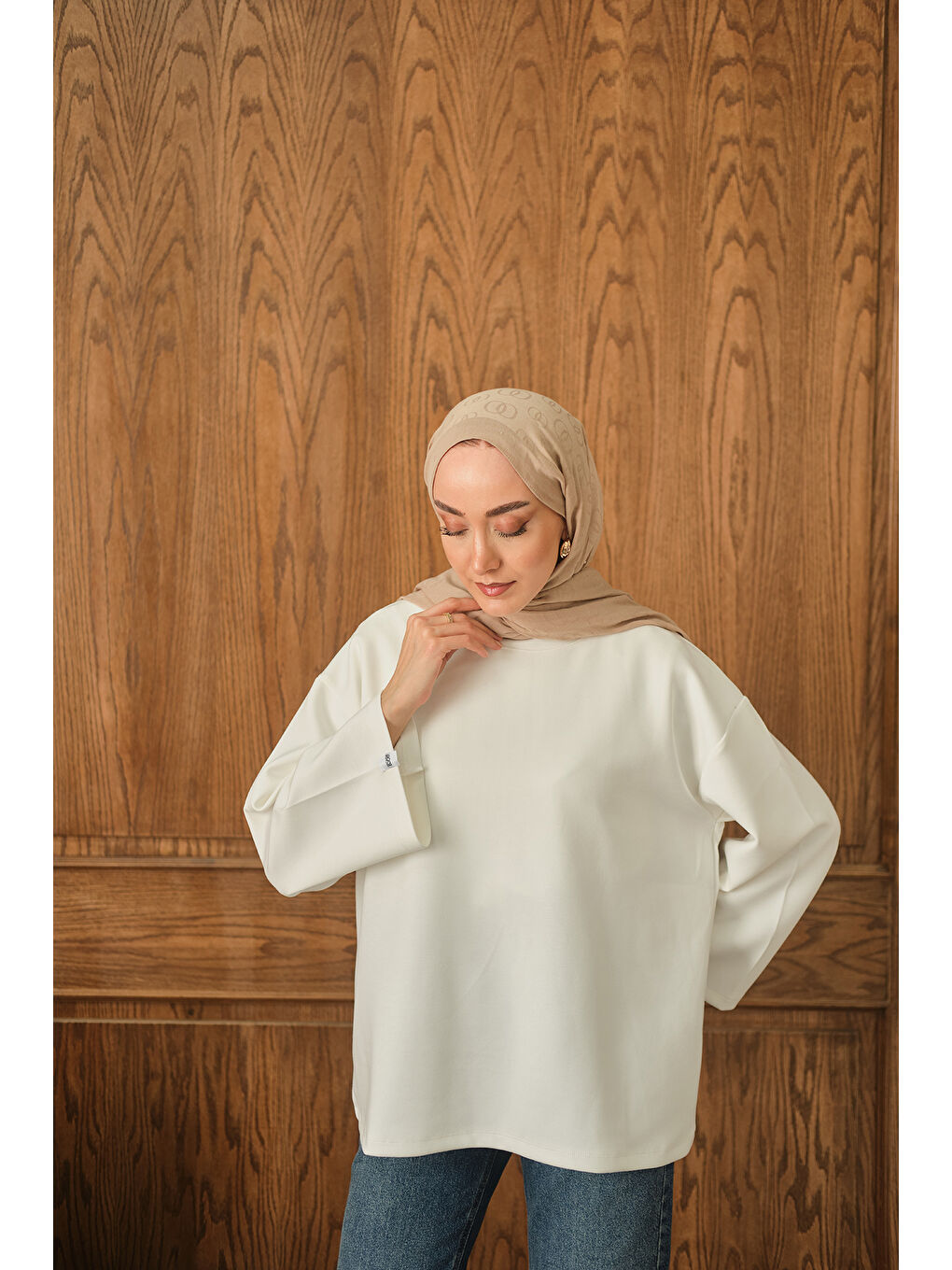 Kadın Salaş Düz Body Beyaz-3