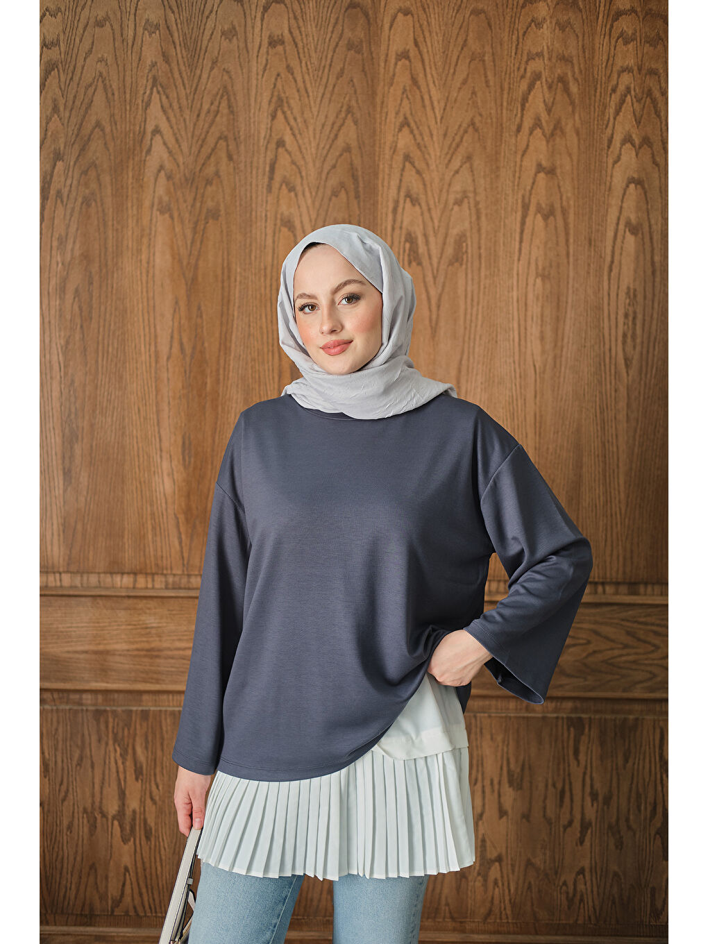 Kadın Salaş Düz Body Antrasit-1