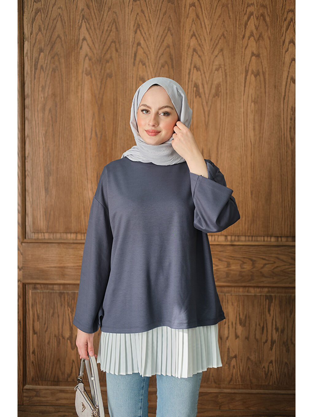 Kadın Salaş Düz Body Antrasit-2