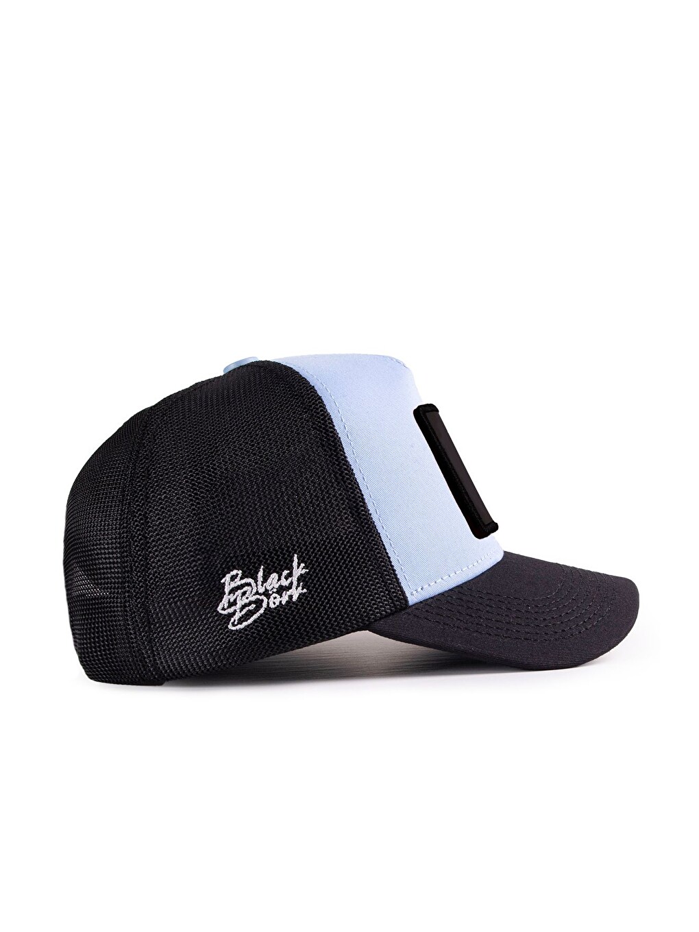 Tomorrow Is Another Day Logolu Siyah-Buz Mavi Trucker Şapka-1