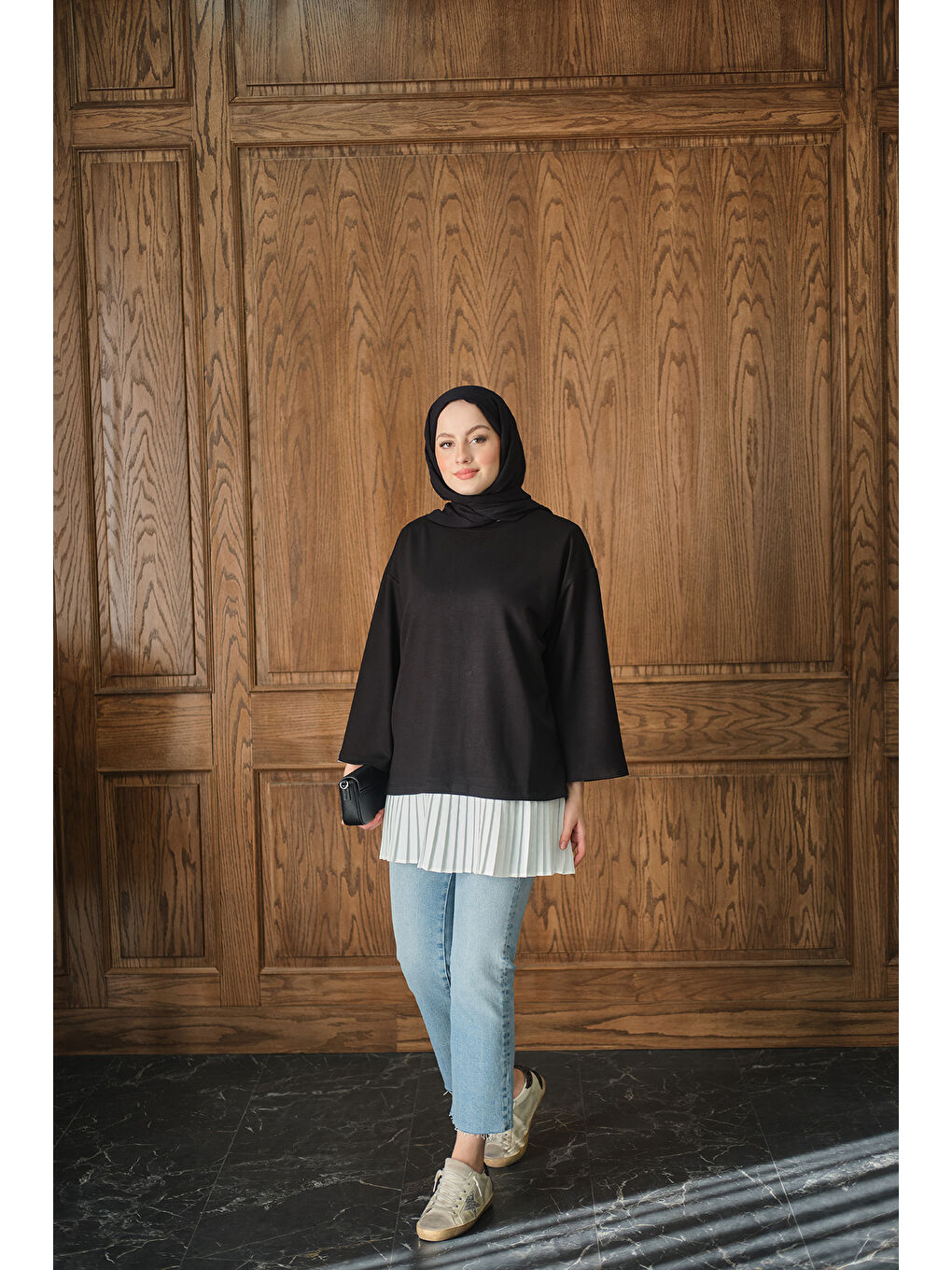 Kadın Salaş Düz Body Siyah-4