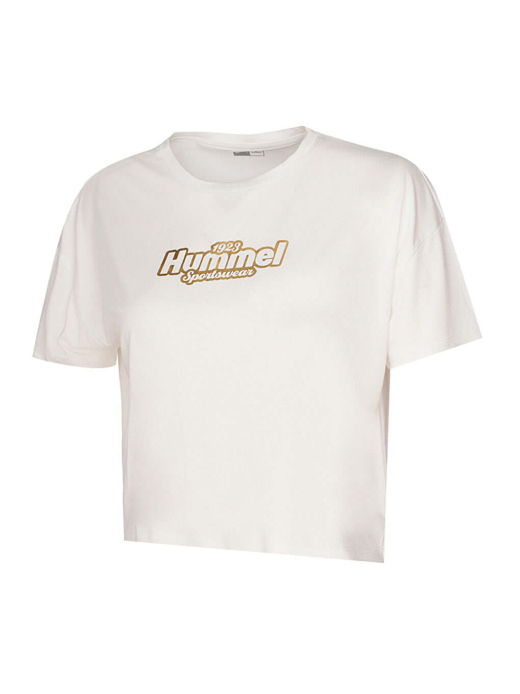 Sahara Kadın Ekru Yuvarlak Yaka Tişört-1